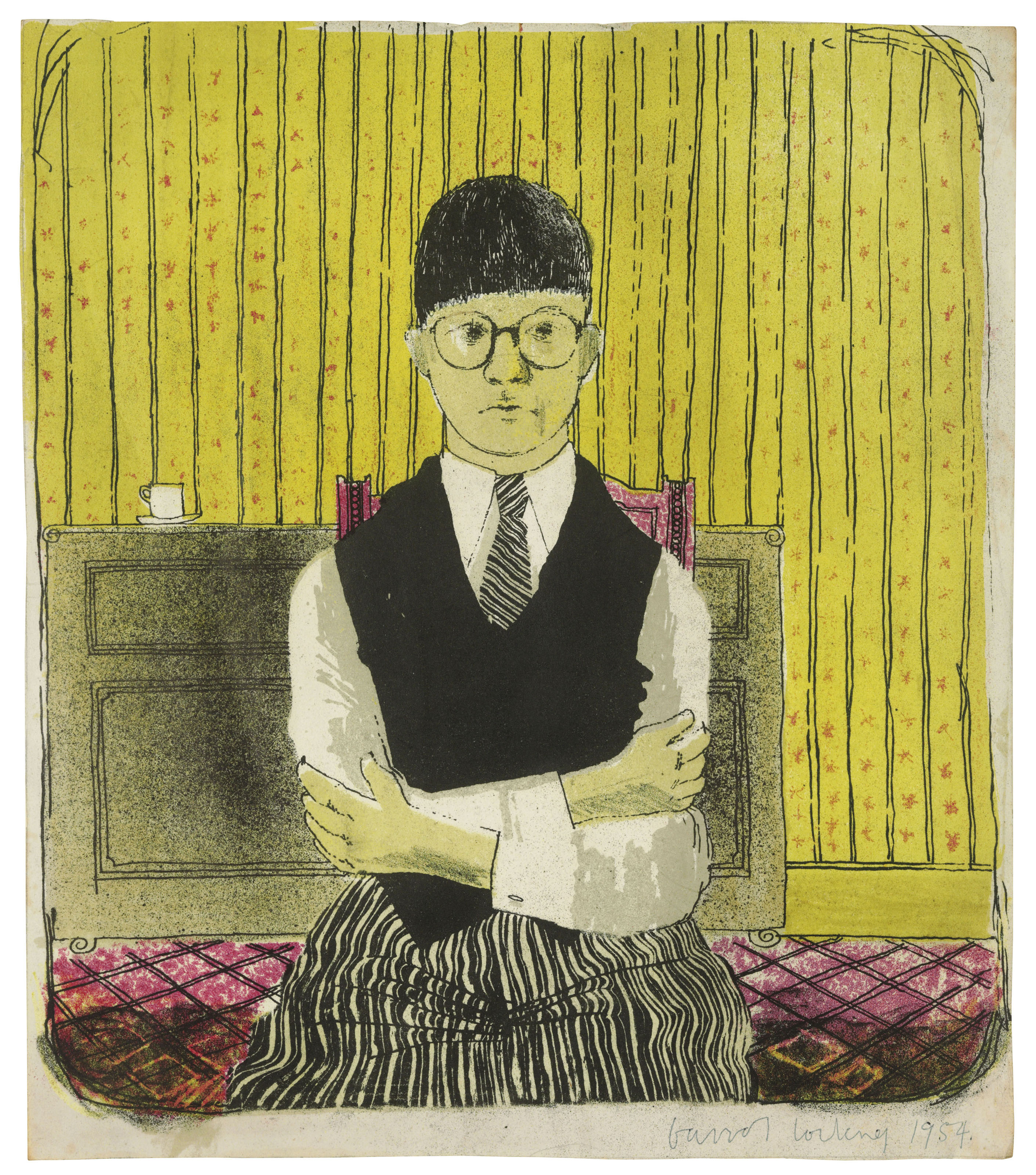 DAVID HOCKNEY (B. 1937) , SelfPortrait Christie