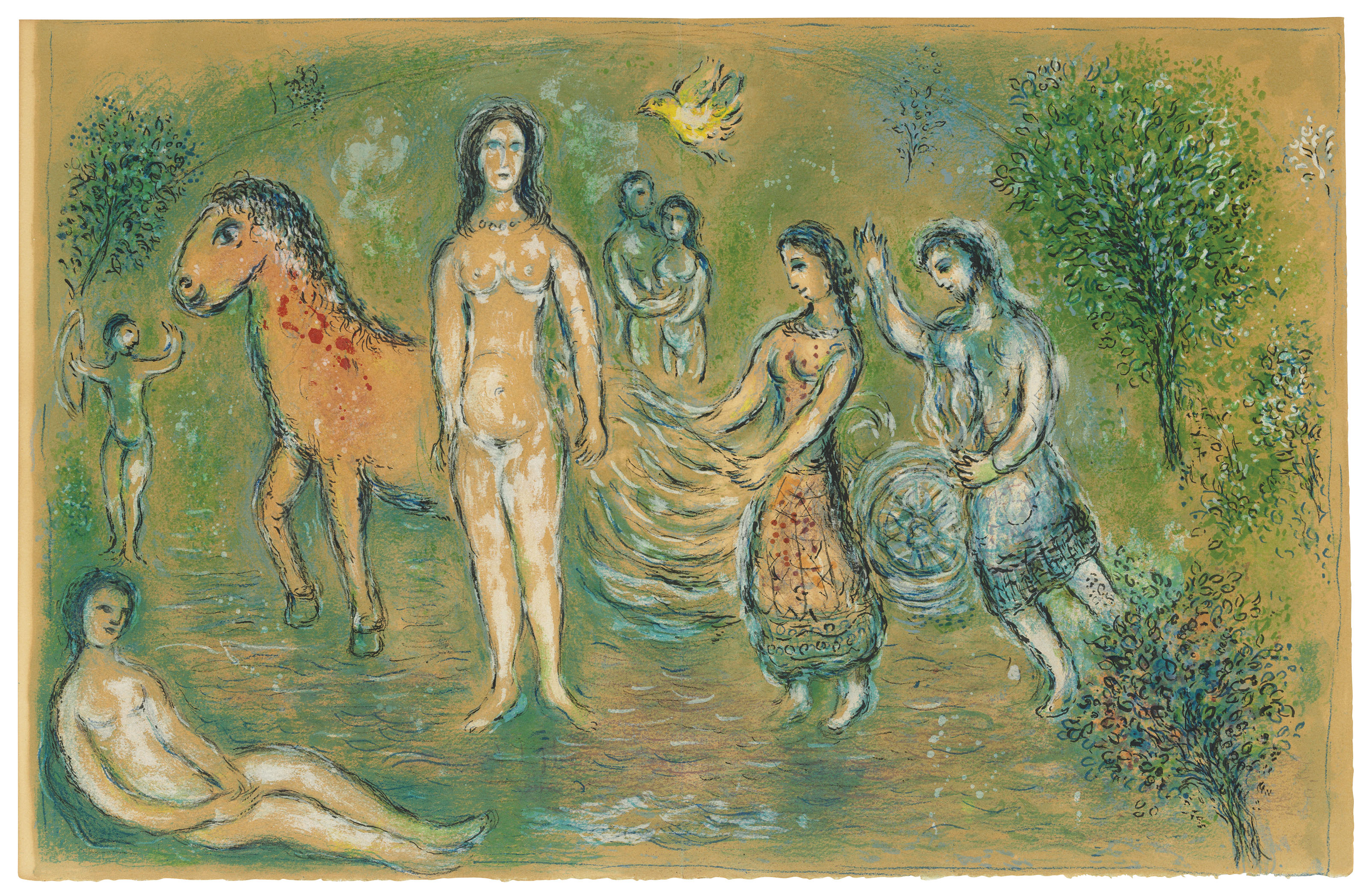 Marc Chagall 1887 1985 Lodyssée 1970s Prints - 