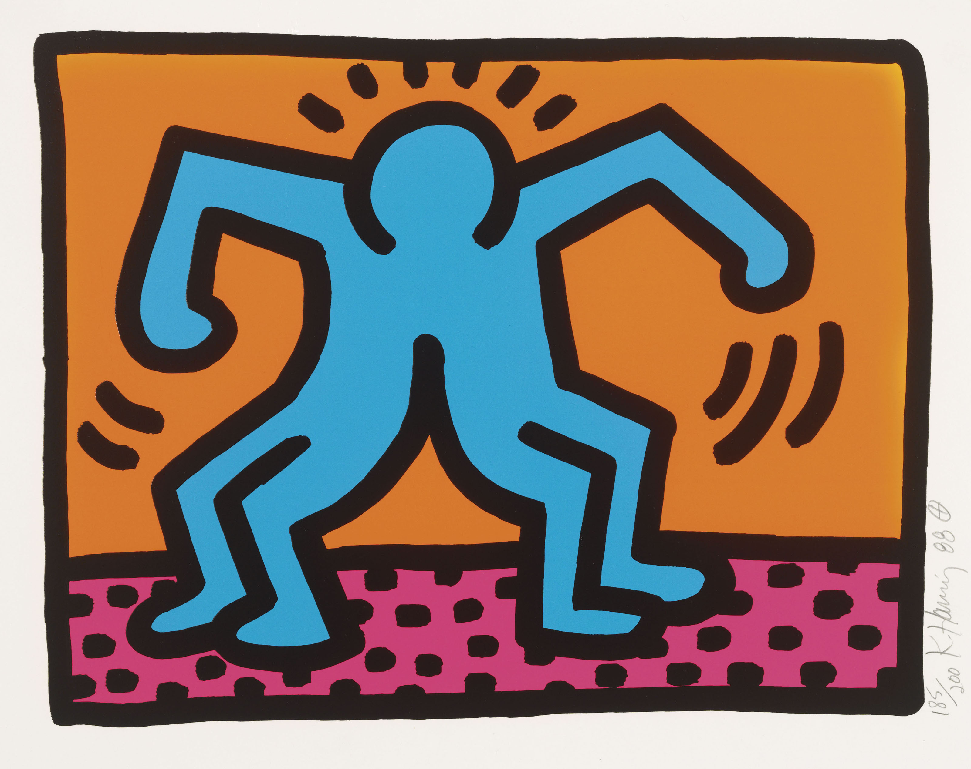 keith haring pop art figures