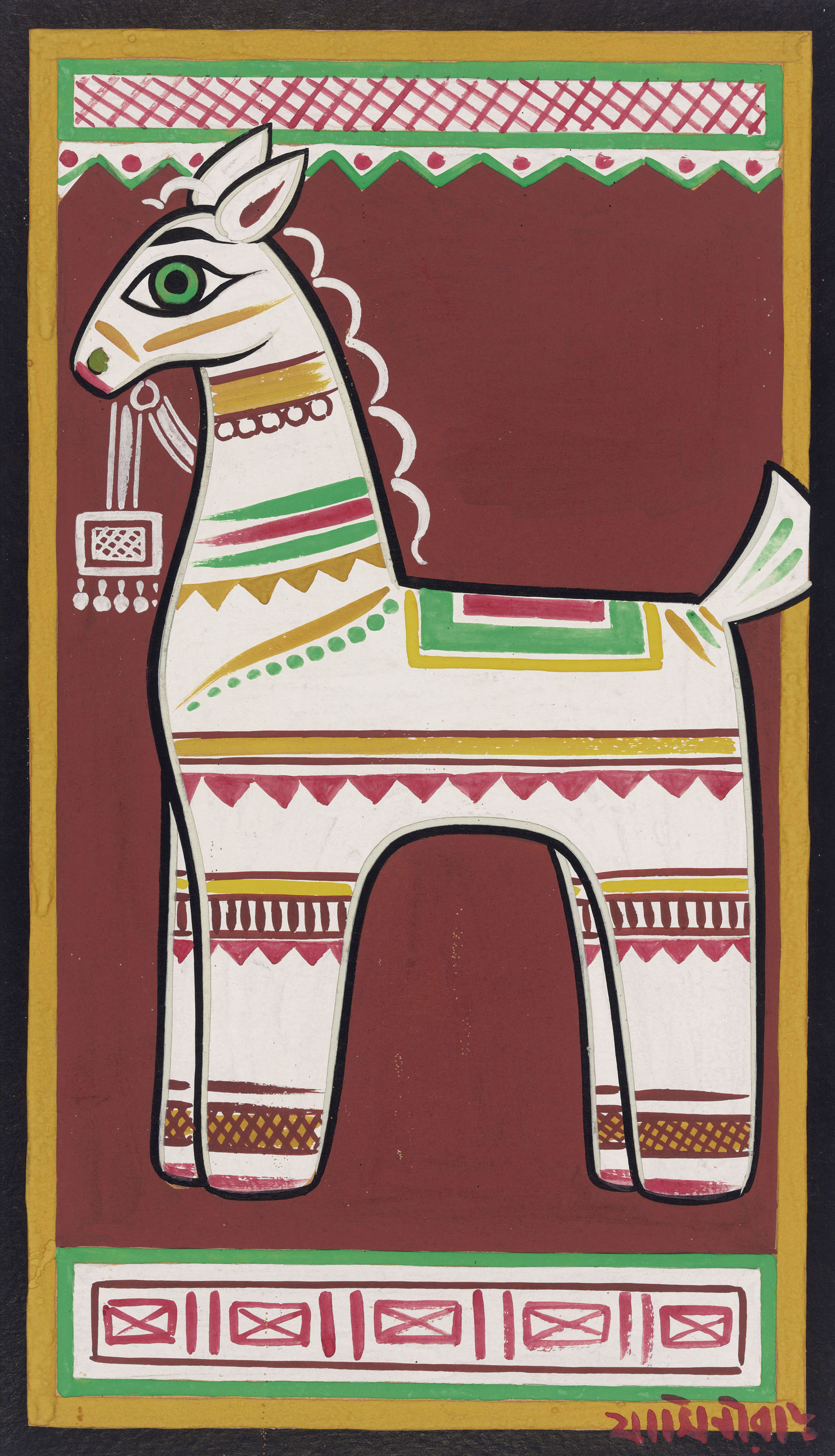 JAMINI ROY (18871972) , Untitled (Horses) Christie's
