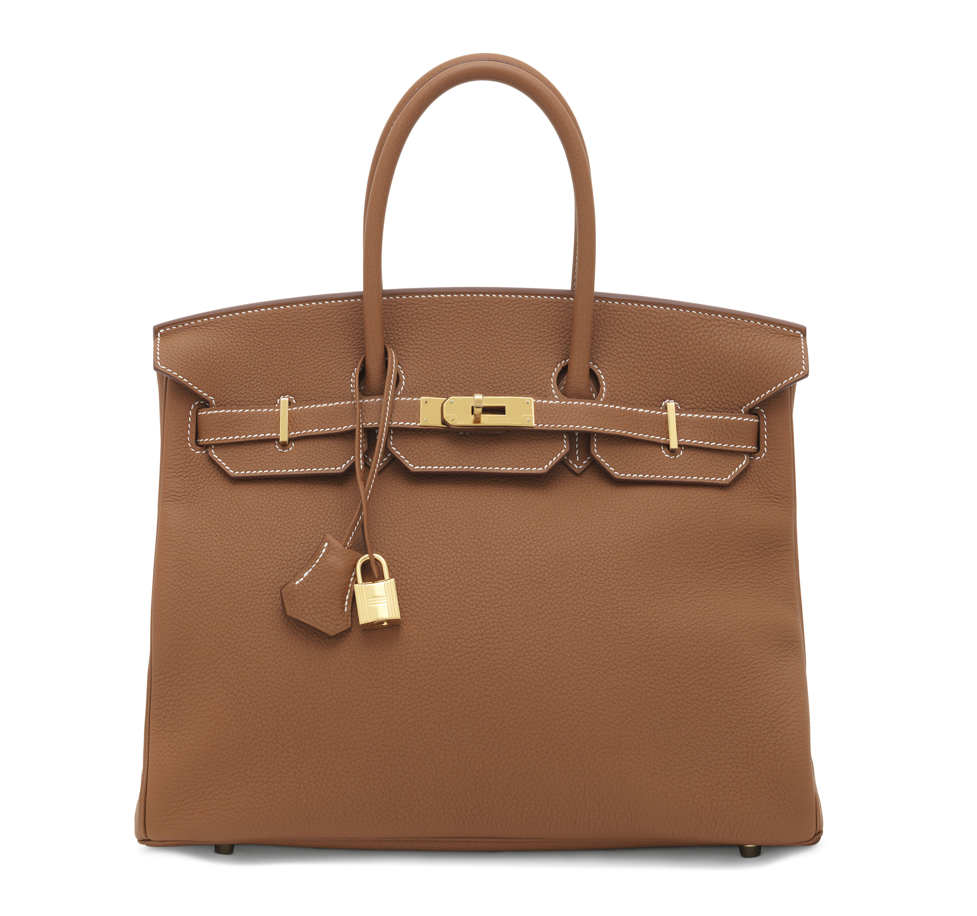 A GOLD TOGO LEATHER BIRKIN 25 WITH PALLADIUM HARDWARE HERMES 2007 Christie s
