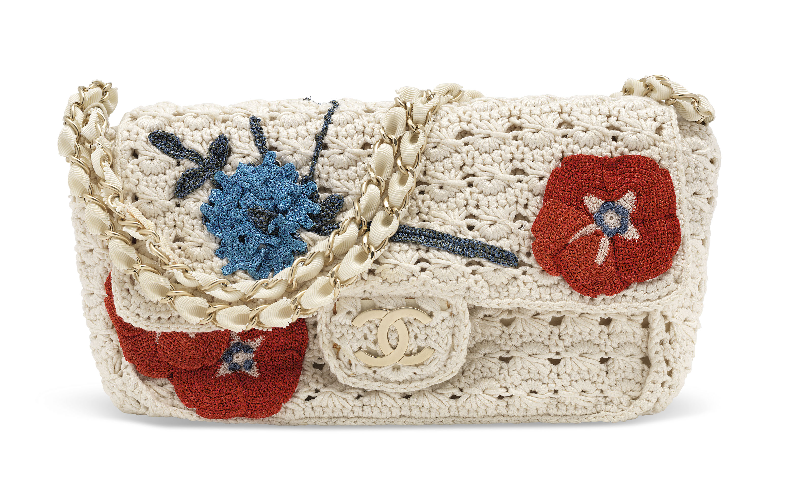 chanel crochet bag