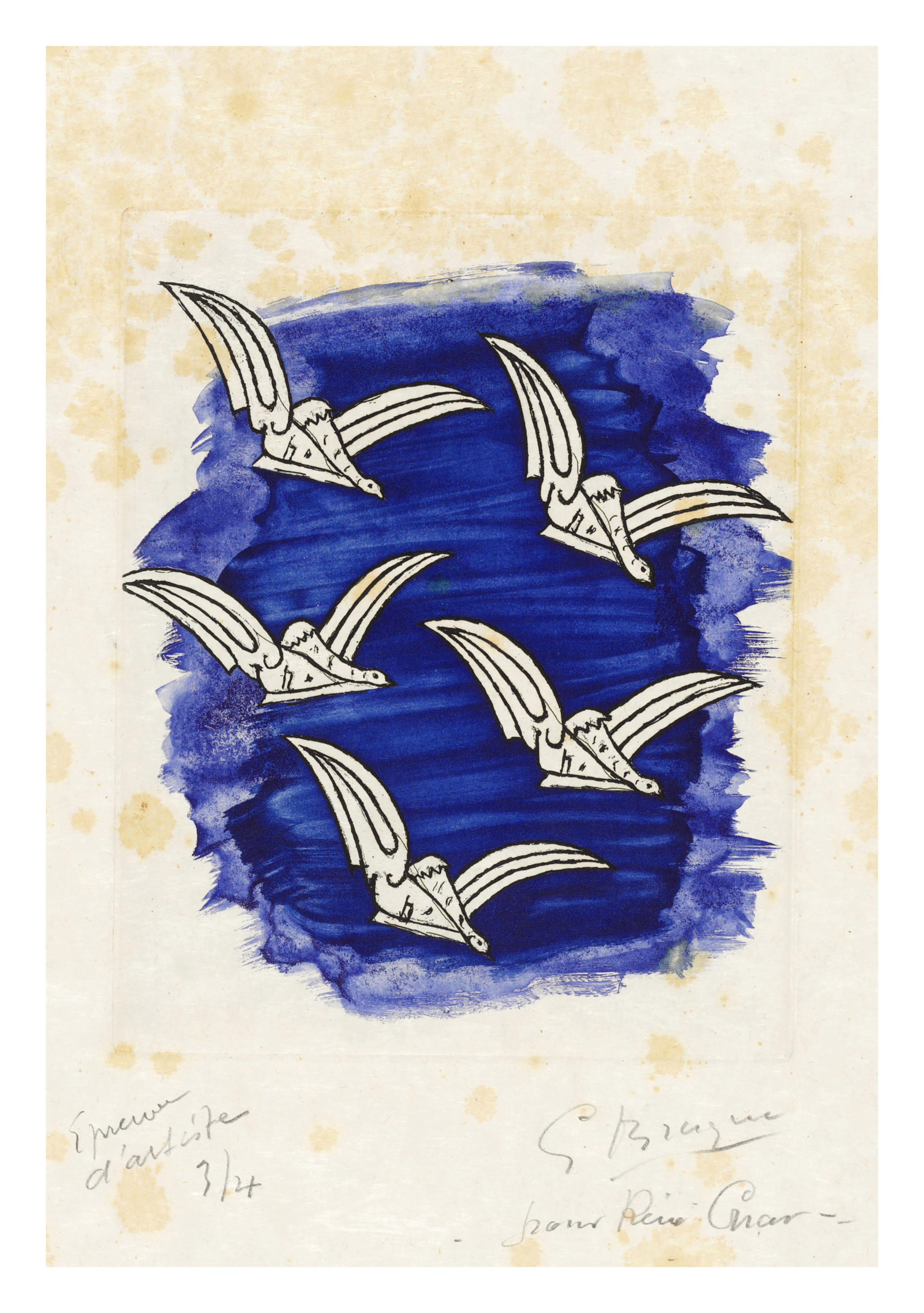 GEORGES BRAQUE (1882-1963), Frontispiece, from: La bibliothèque