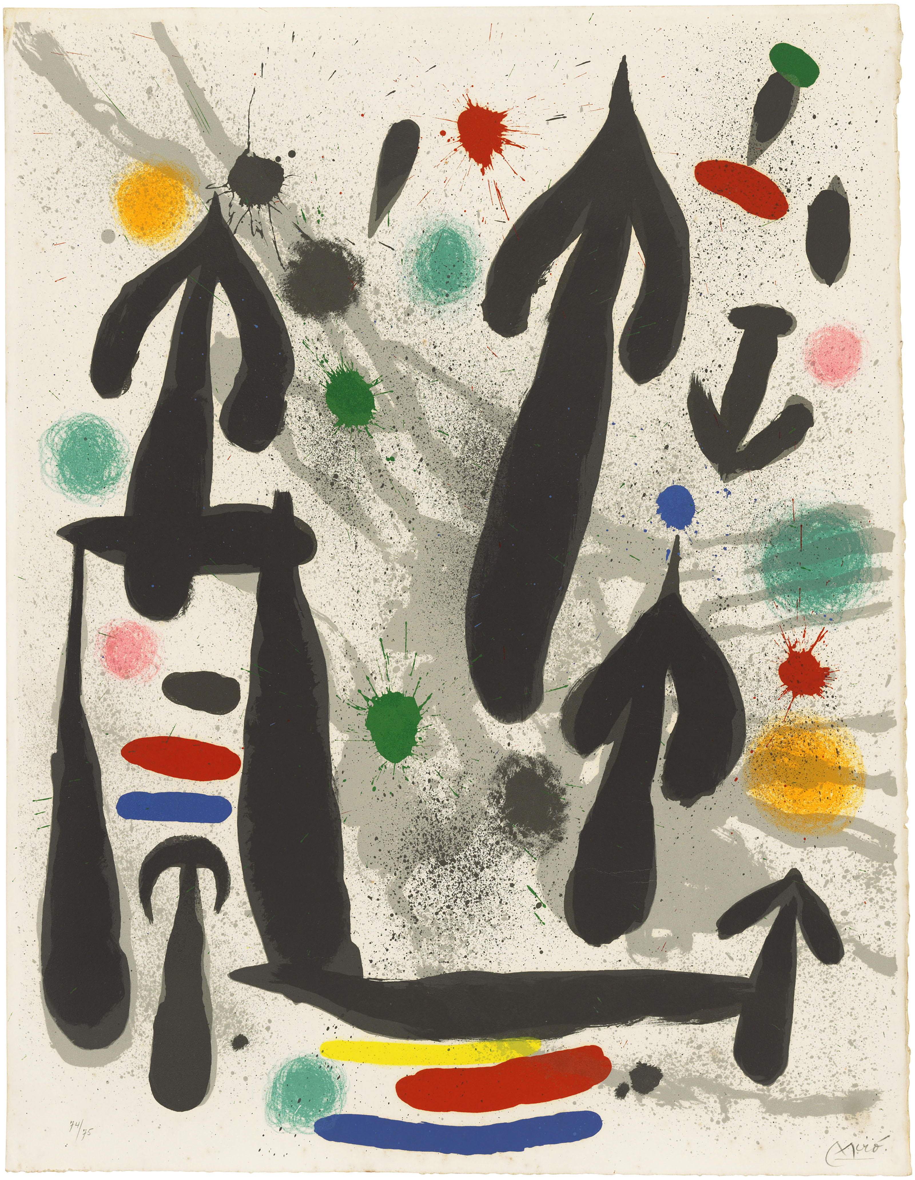 JOAN MIRÓ (1893-1983), Plate IV, from: Les Perseides