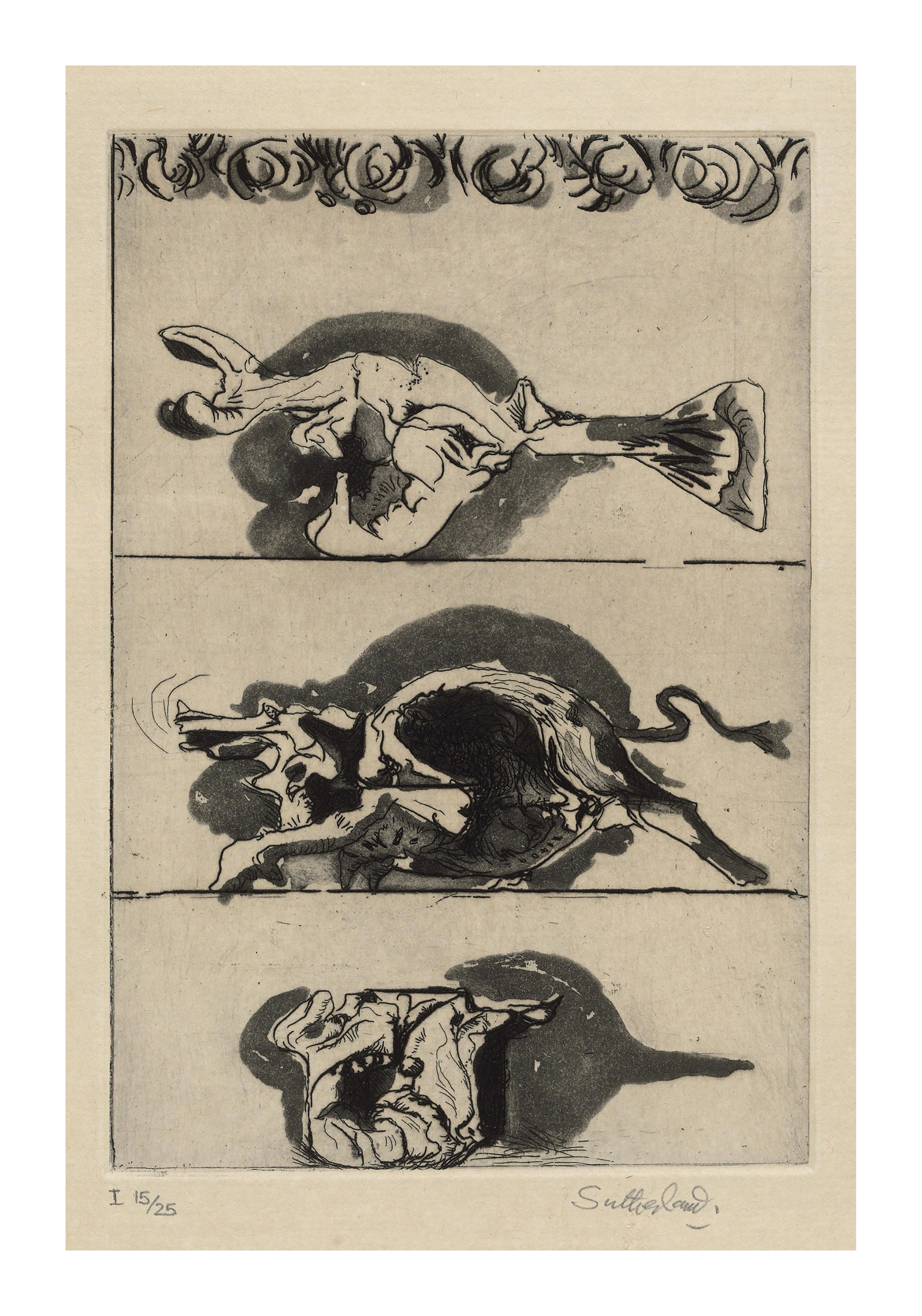 GRAHAM SUTHERLAND (1903-1980), Two Etchings; and Sutherland Sketchbook ...