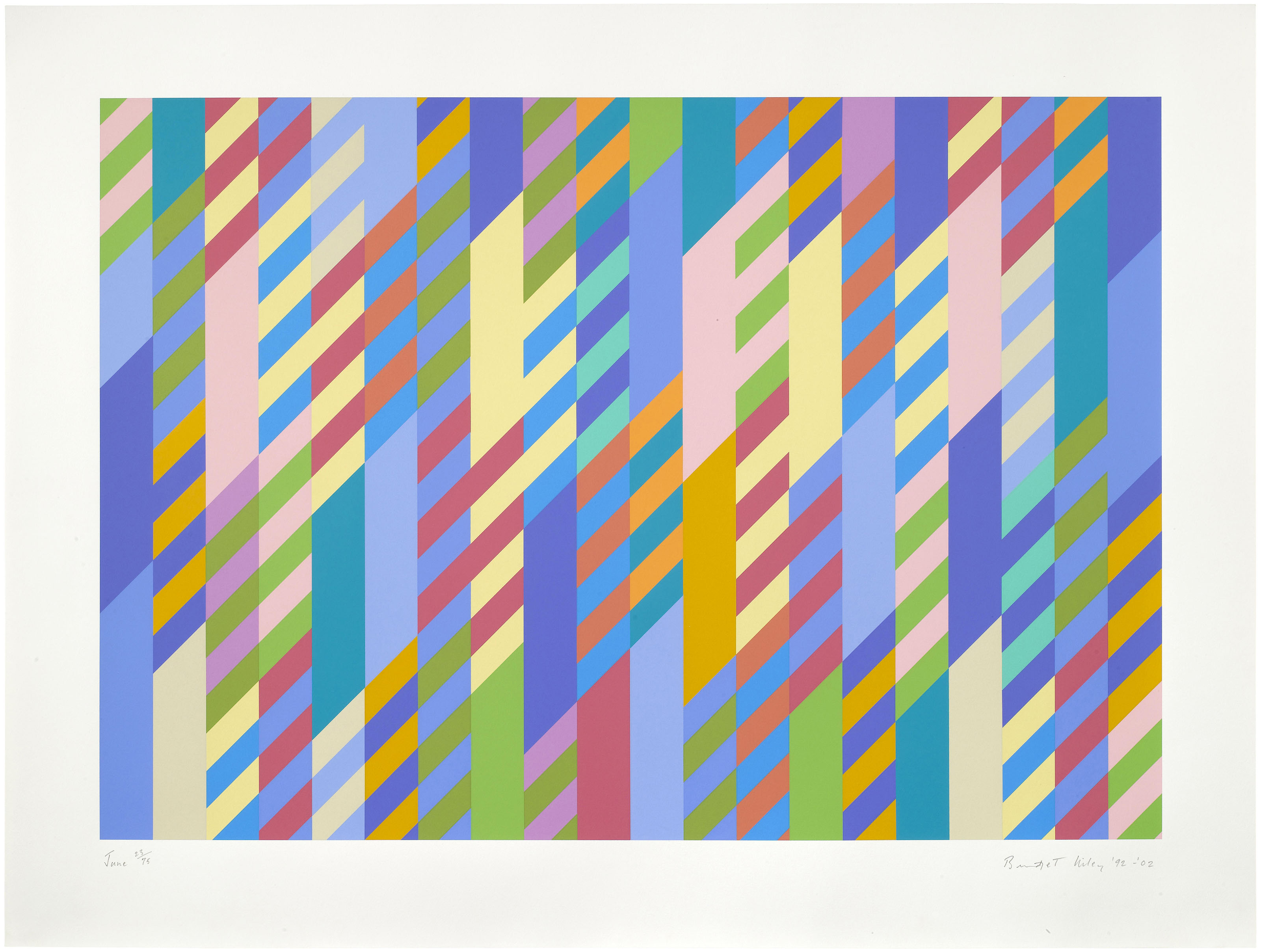 BRIDGET RILEY (B. 1931), June | Christie’s