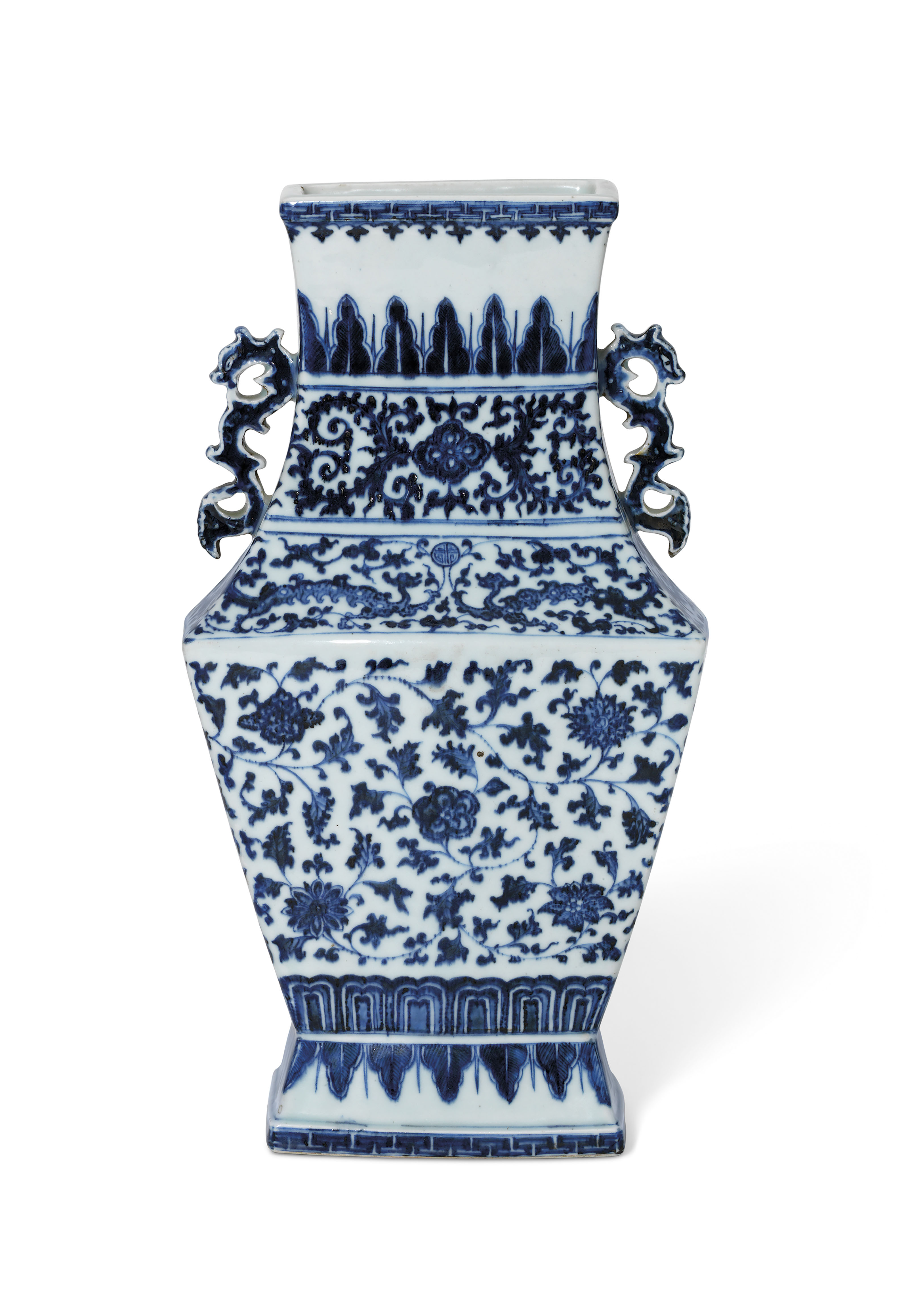 A LARGE BLUE AND WHITE MIING-STYLE VASE, HU