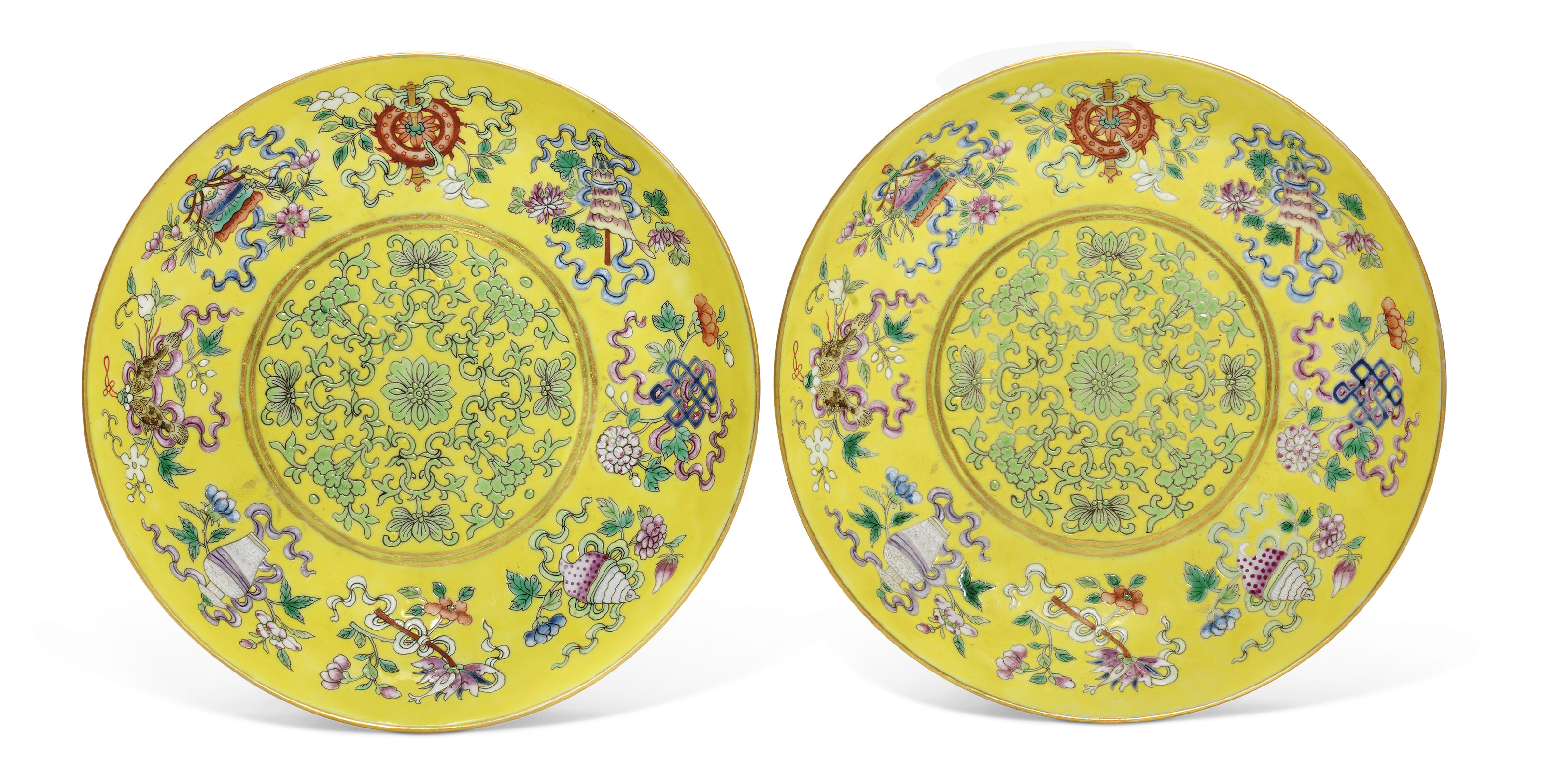 清光緒時代 【大清光緒年製】在銘 粉彩開光寿字桃紋茶碗 湯呑 (D-67