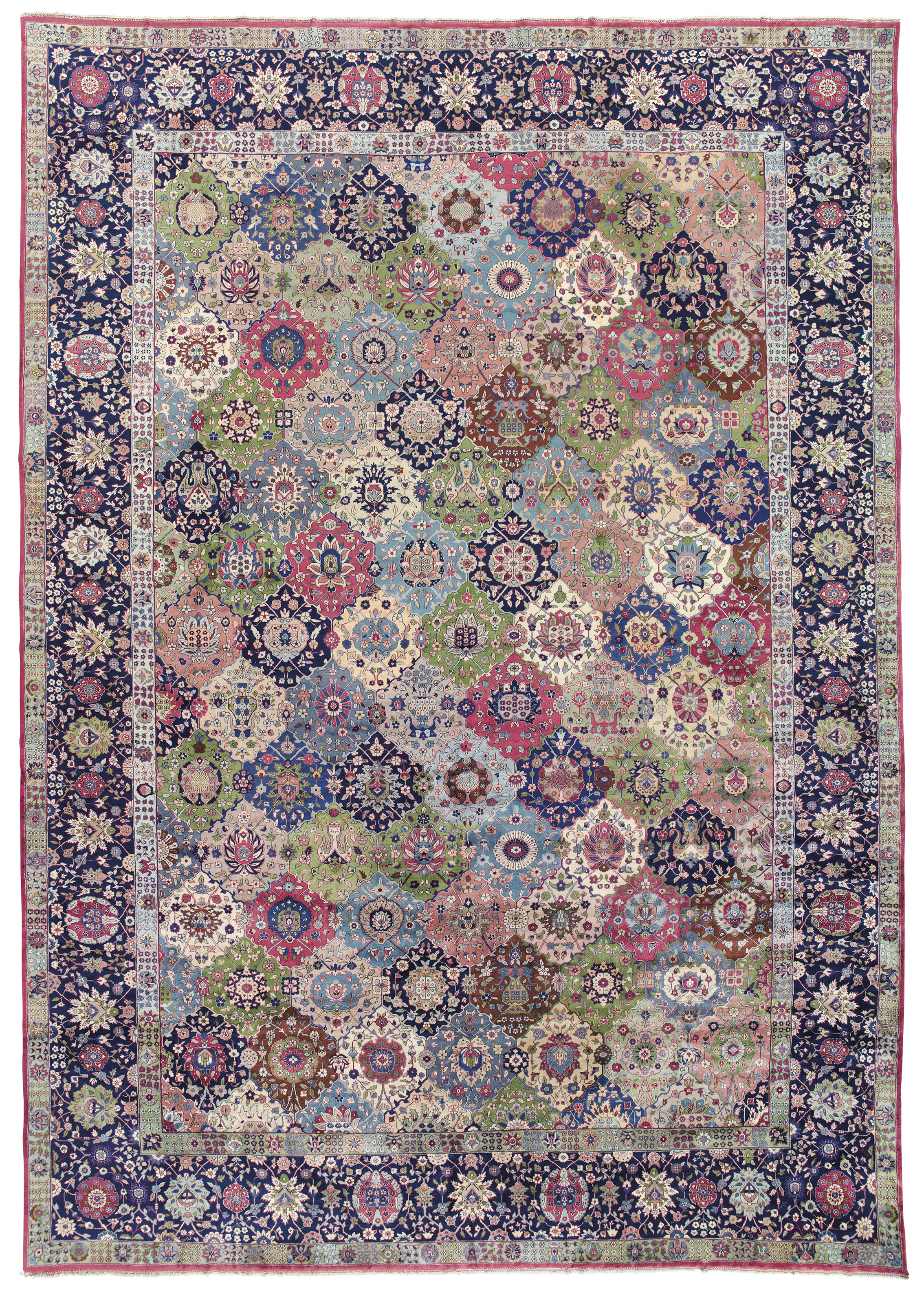 A Large Lahore Carpet, Northern India