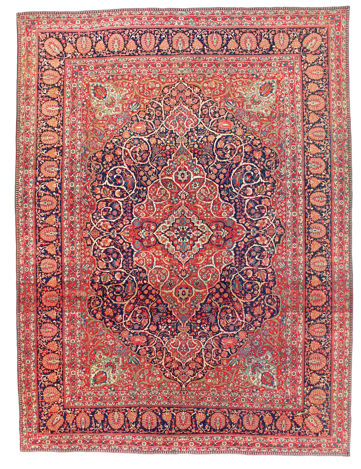 A KASHAN 'MOHTASHAM' CARPET