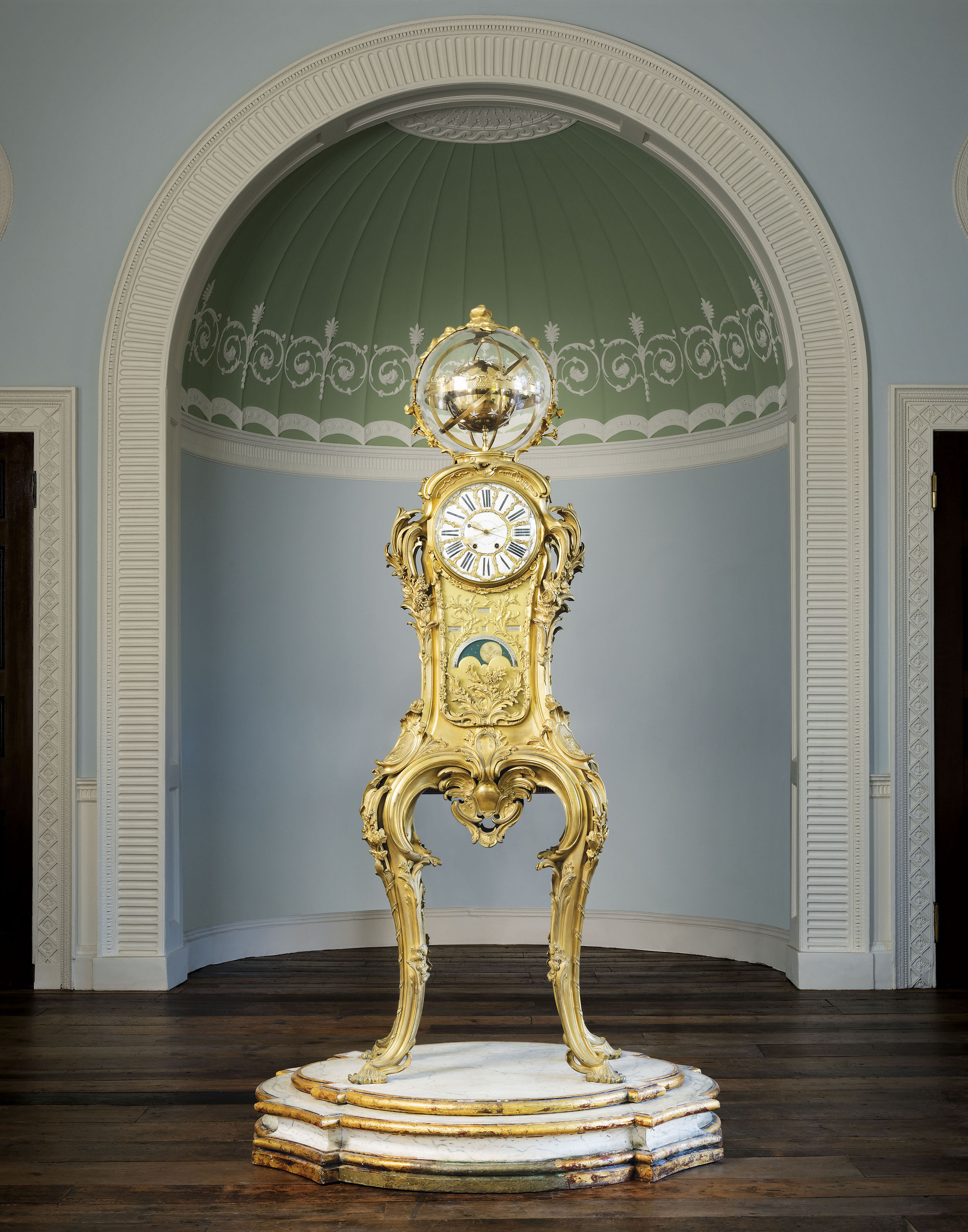 A FRENCH ORMOLU ASTRONOMICAL CLOCK, AFTER THE MODEL BY JACQUES