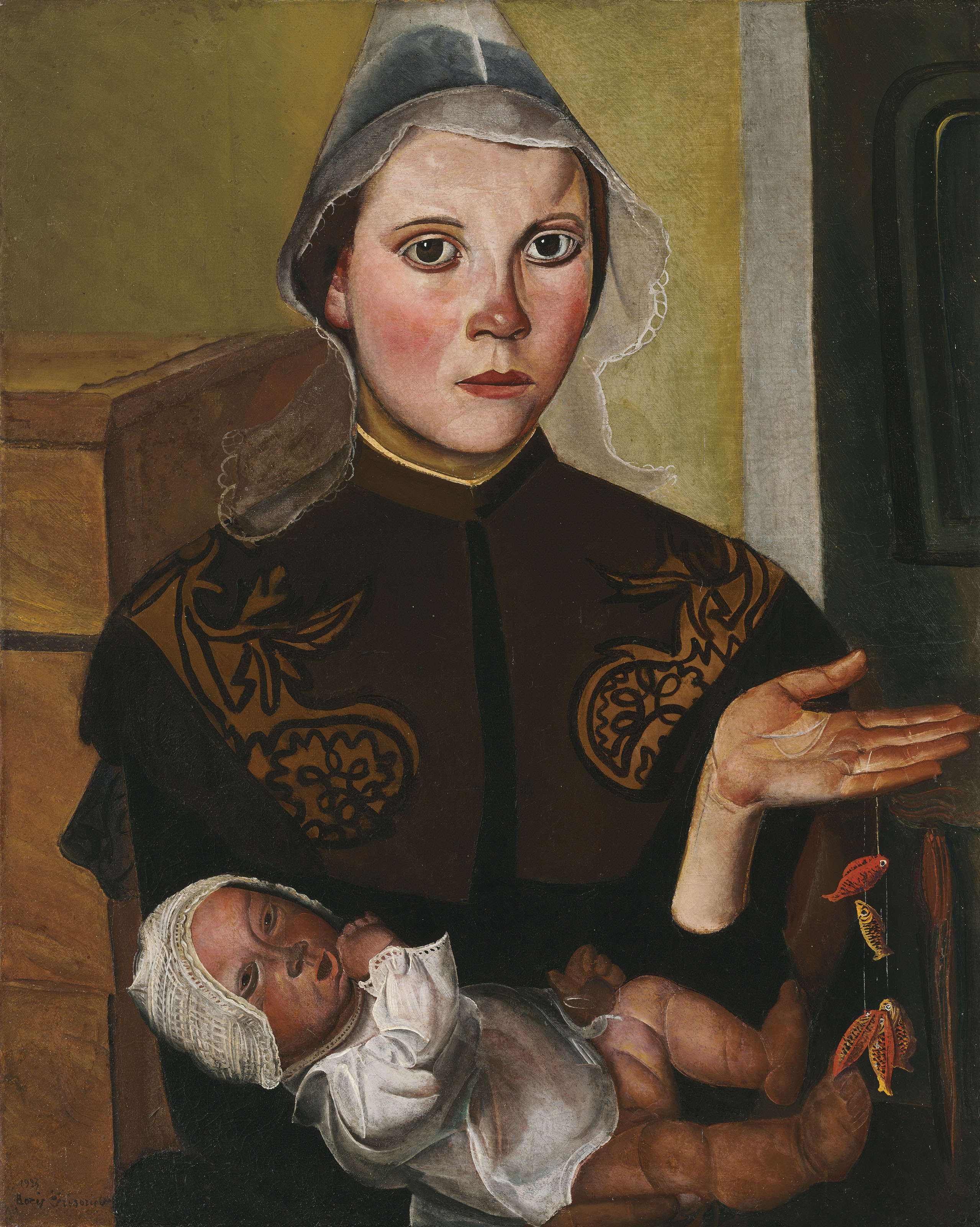 Boris Grigoriev (1886-1939), Le Pouliguen. Oil on canvas. 32⅛ x 25⅝  in (81.5 x 64.3  cm). Estimate: &pound;250,000-350,000. Offered in Russian Art&nbsp;on 23 November 2020 at Christie&rsquo;s in London