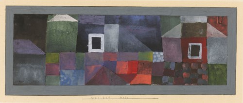 保罗&middot;克利（1879-1940），《莫拉镇》，1924年作。水彩。纸板：7&frac12; x 15&frac34;吋（18.9 x 39.8公分）。估价：200,000-300,000英镑。此拍品于2019年6月19日在佳士得伦敦印象派及现代纸上作品拍卖会中上拍
