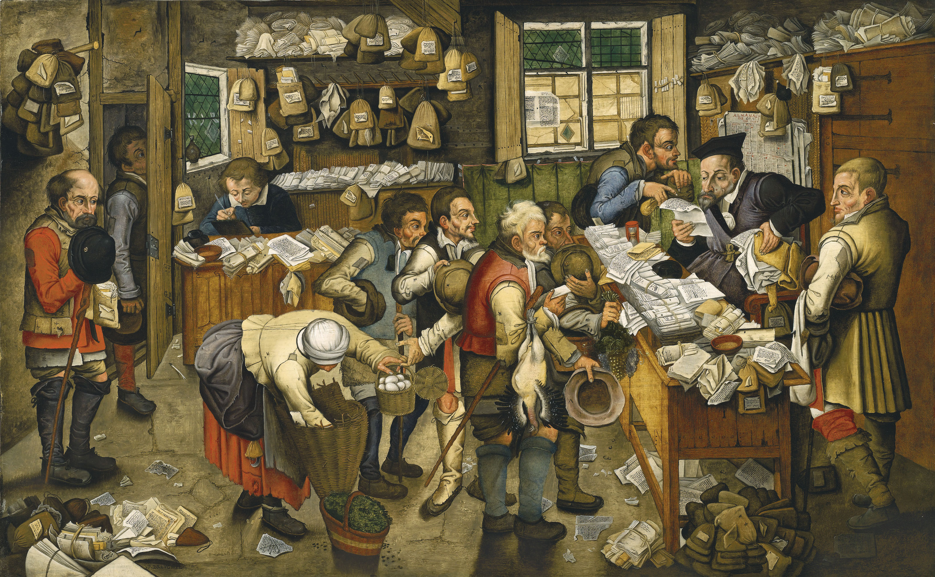 Pieter Brueghel The Younger Brussels C 1564 1638 Antwerp The Payment Of The Tithes Christie S