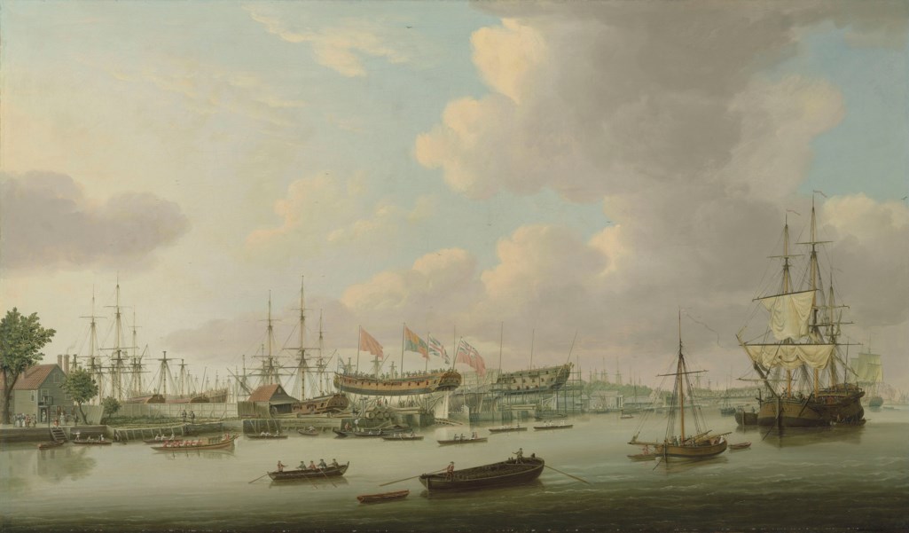 John Cleveley, the Elder   (Southwark, London c. 1712-c. 179