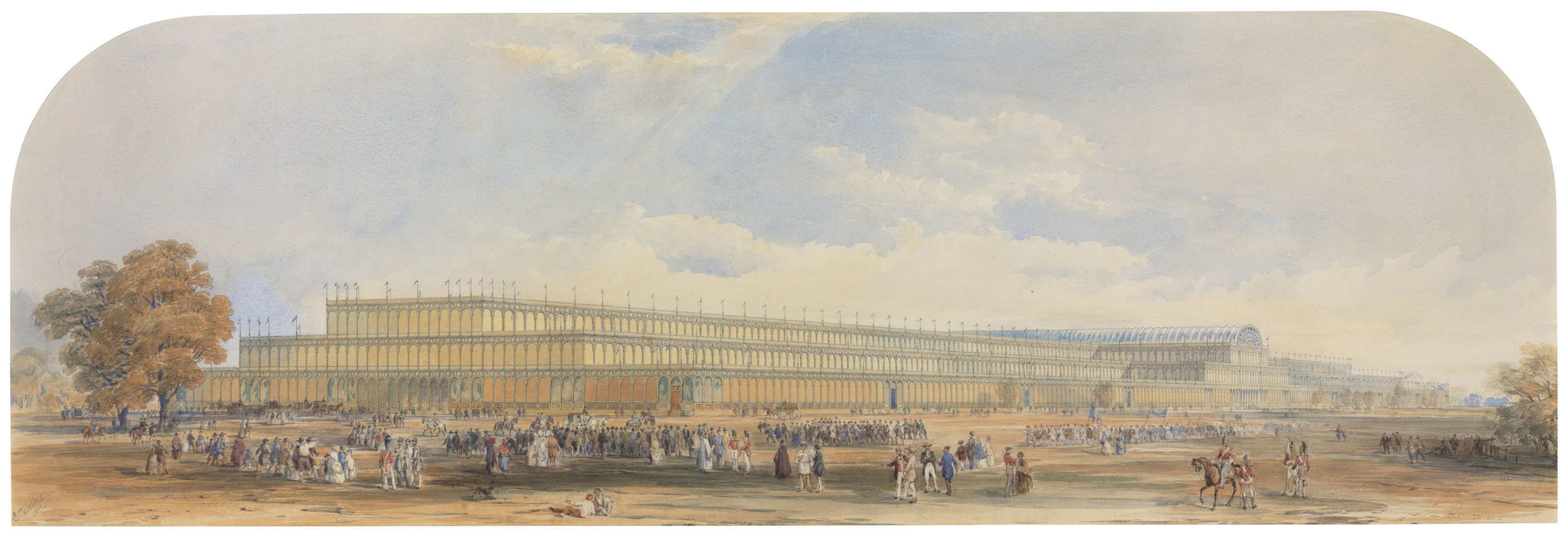Edmund Walker (fl. 18361872) , The Crystal Palace, Hyde Park, London