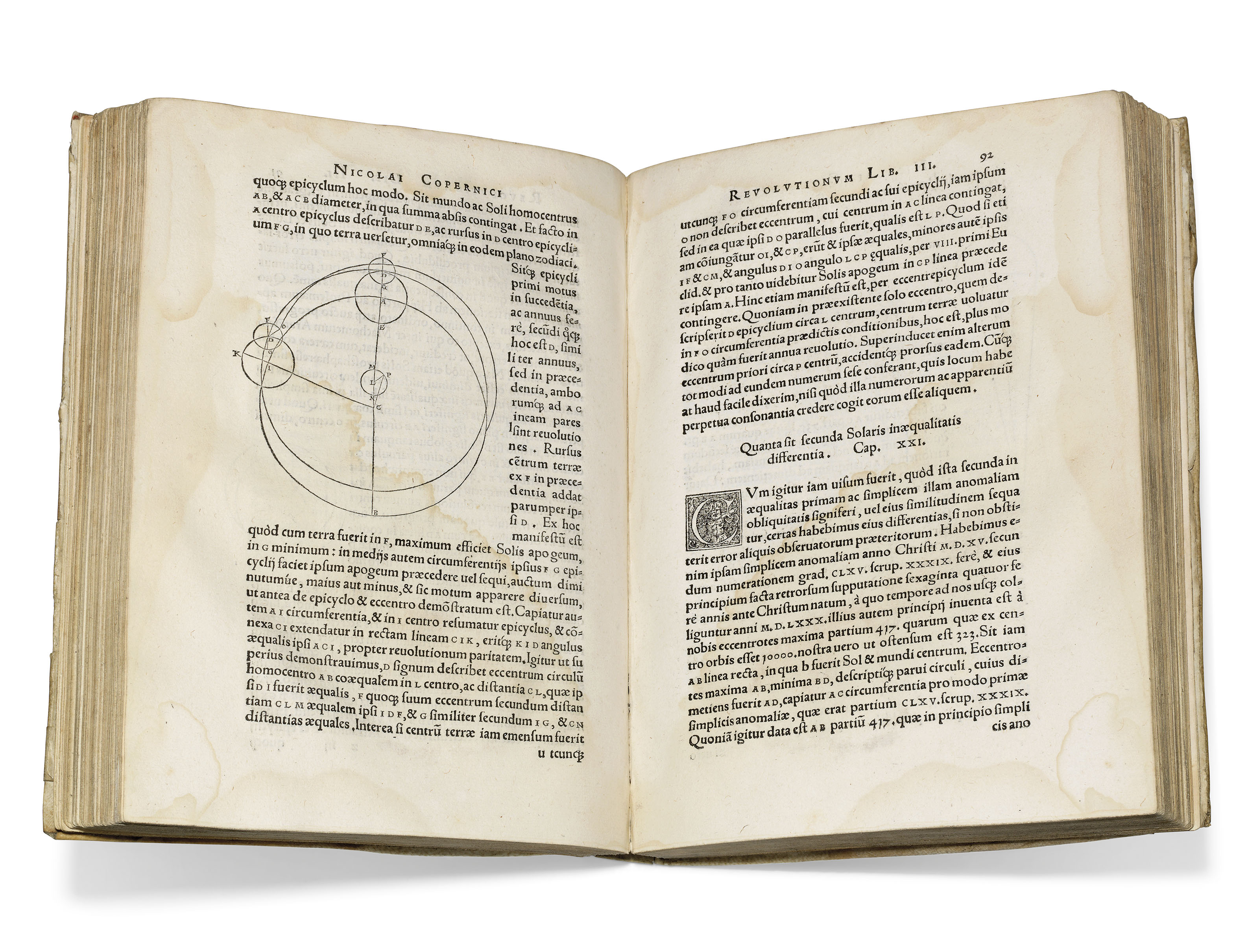 COPERNICUS, Nicolaus (14731543). De revolutionibus orbium coelestium, libri V. Nuremberg