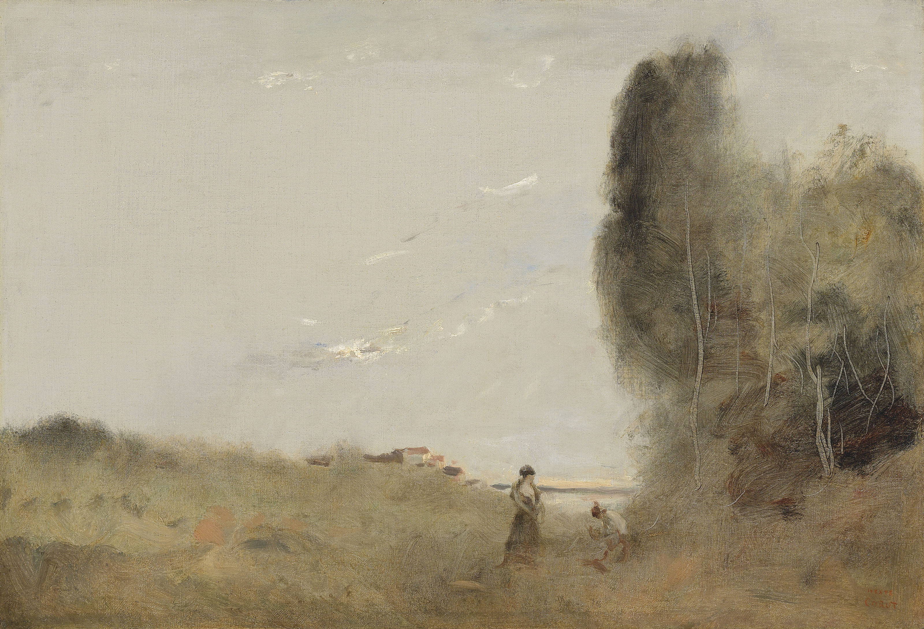 Le matin au bord de l'eau
