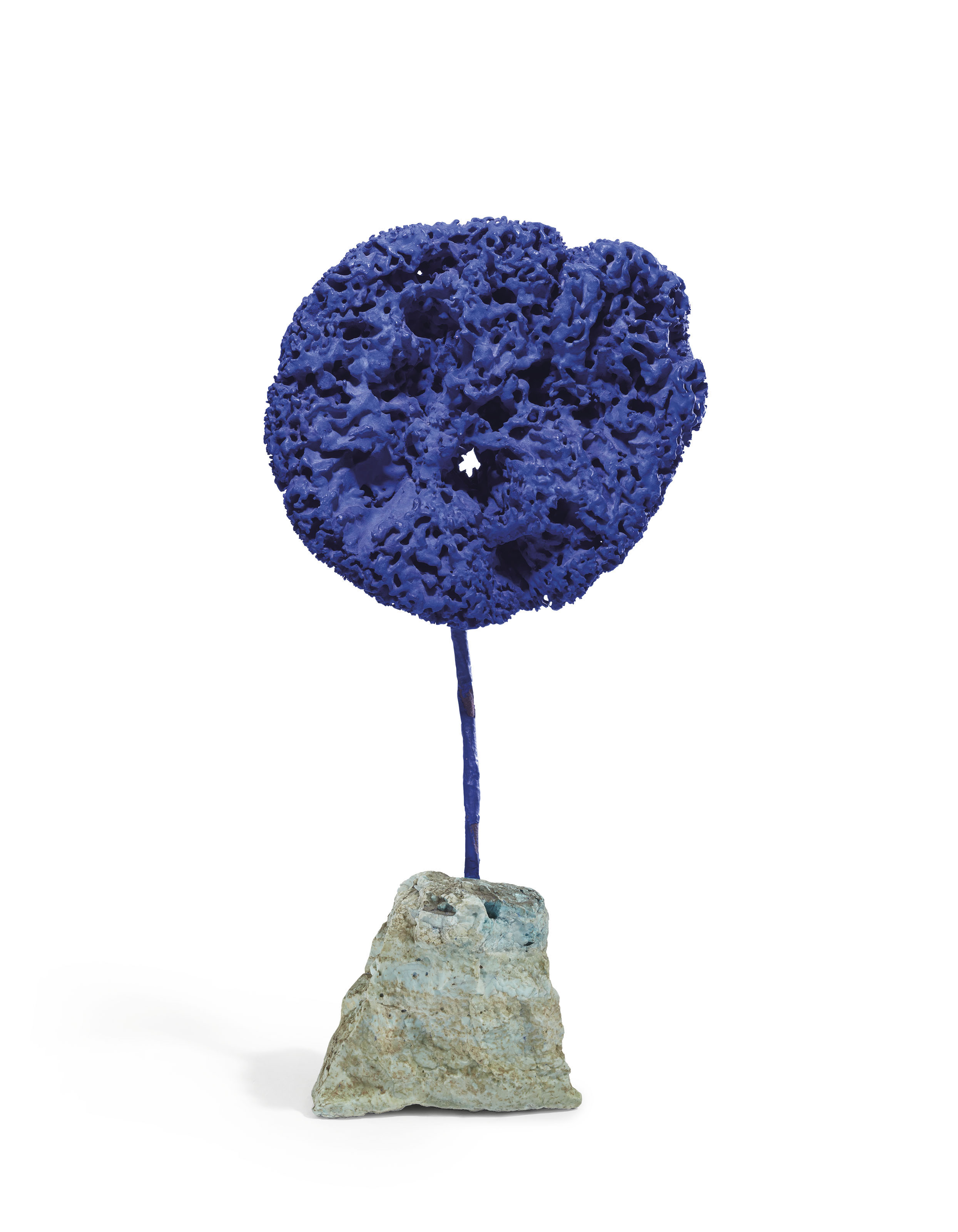 Yves Klein 1928 1962 Sculpture Eponge Bleue Sans Titre Se