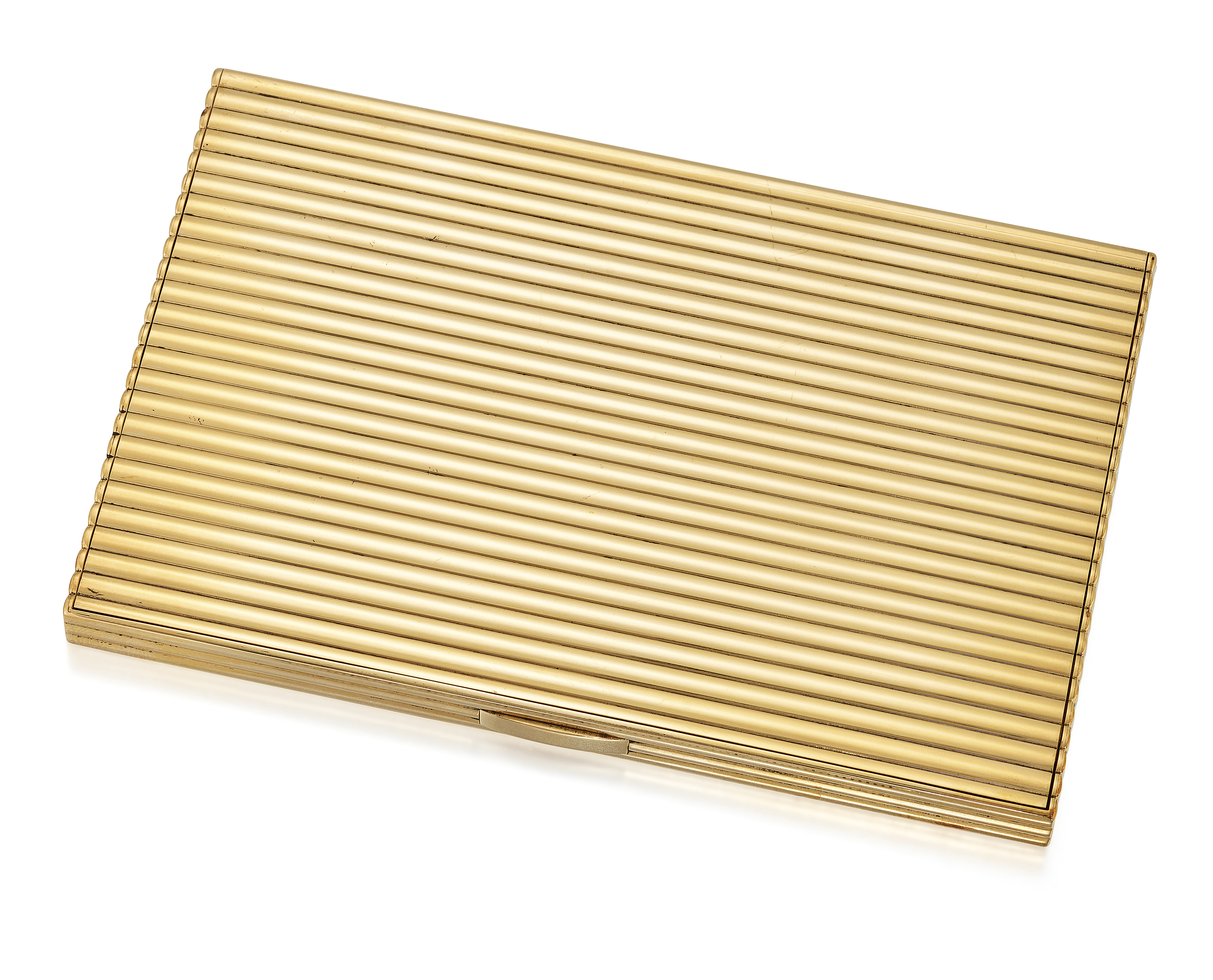 cartier gold cigarette case