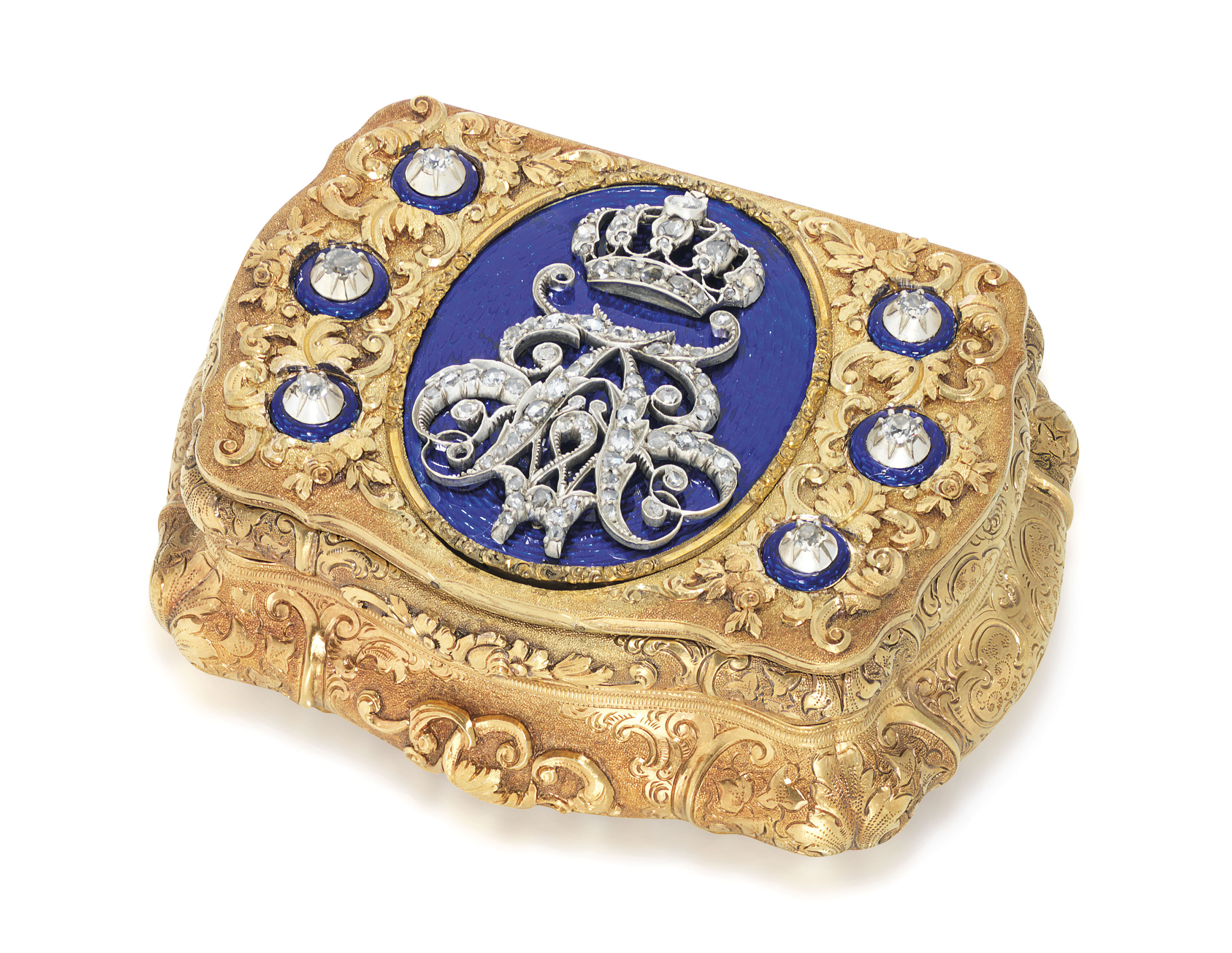 A SWISS ENAMELLED GOLD SNUFF-BOX, GENEVA, CIRCA 1790 | Christie's