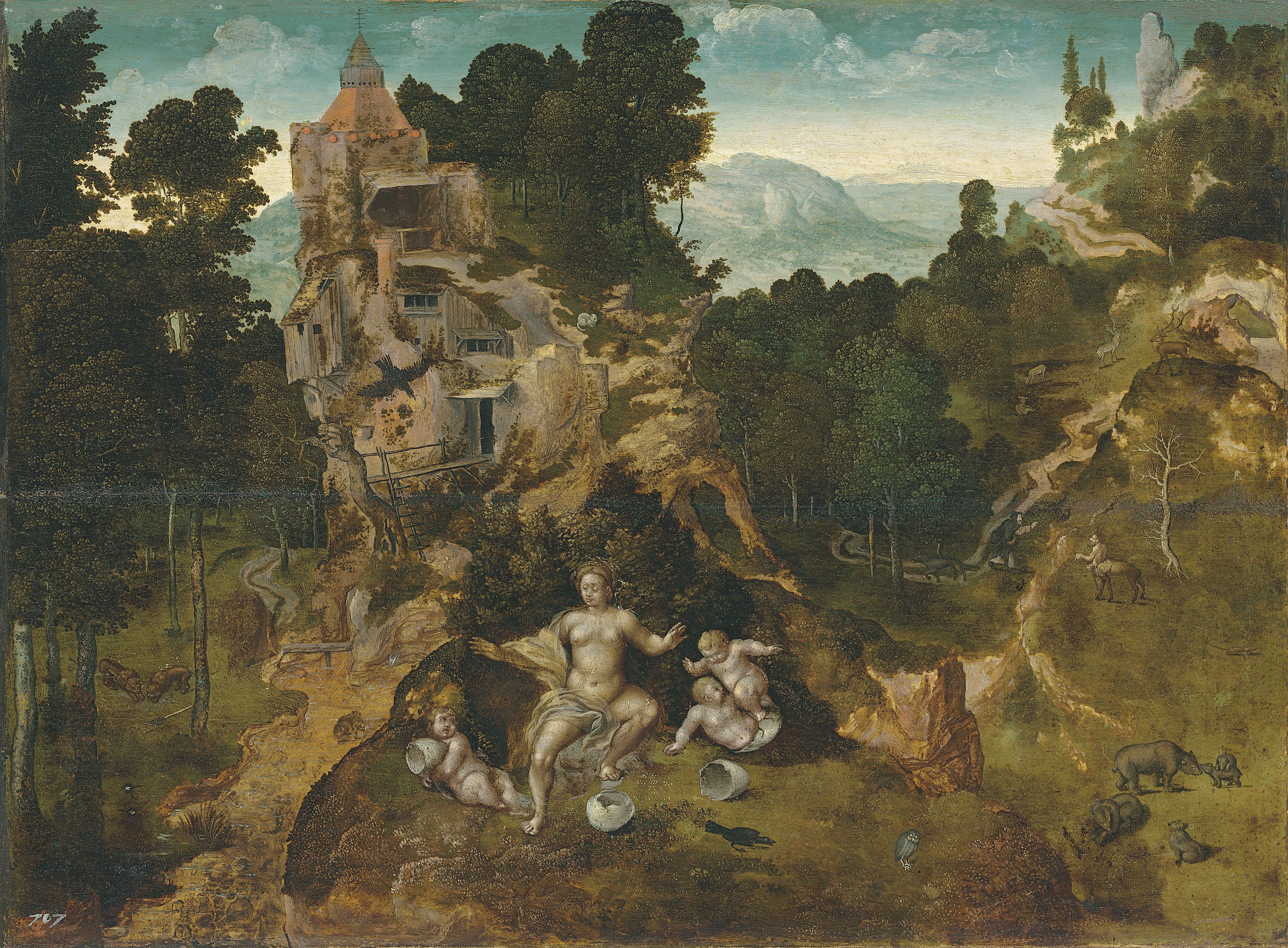 Attributed To The Master Of The Liege Disciples At Emmaus Possibly Jan Van Amstel Active Antwerp Mid 16th Century