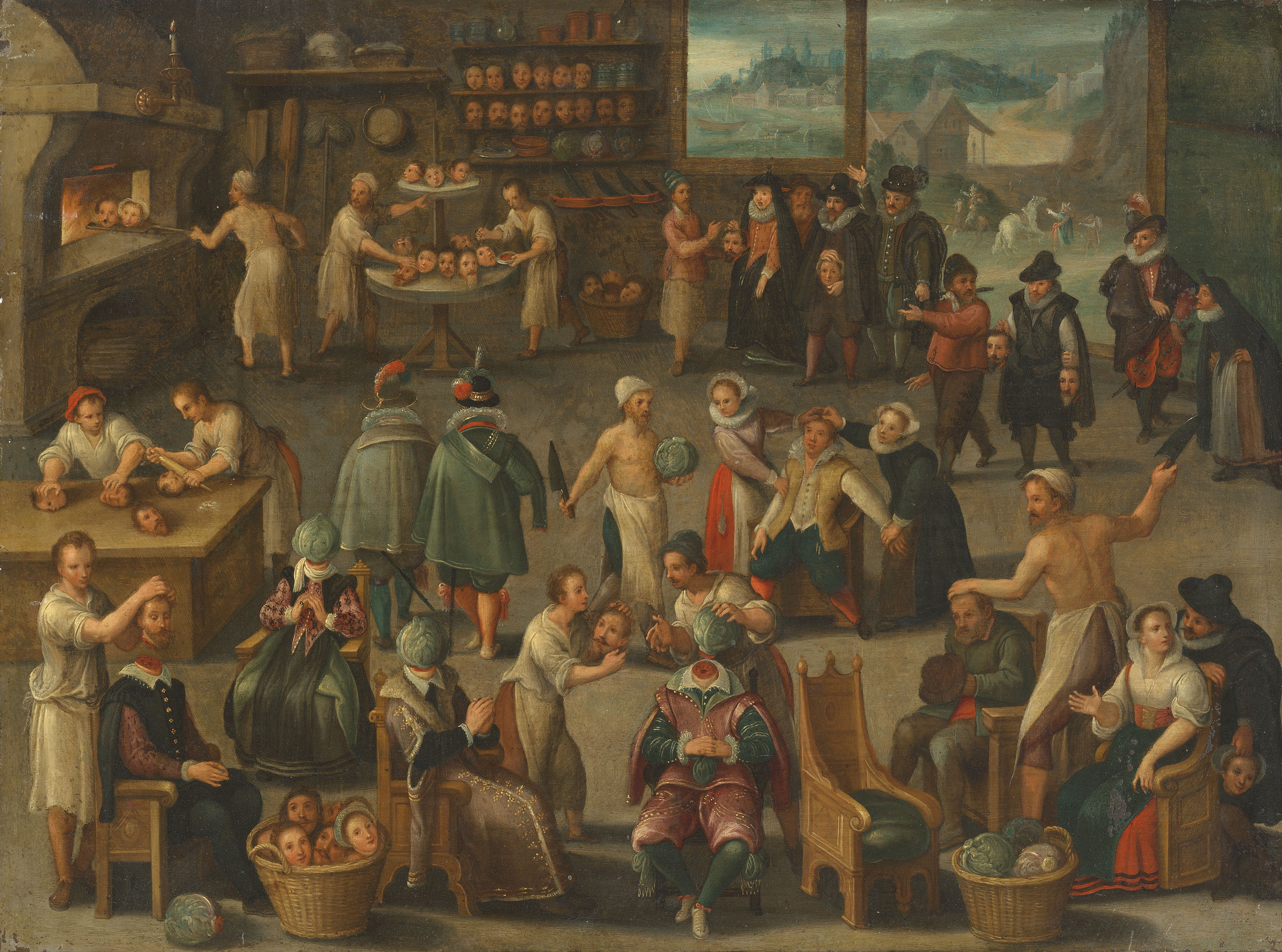 After Cornelis van Dalem and Jan van Wechelen , The Baker of Eeklo