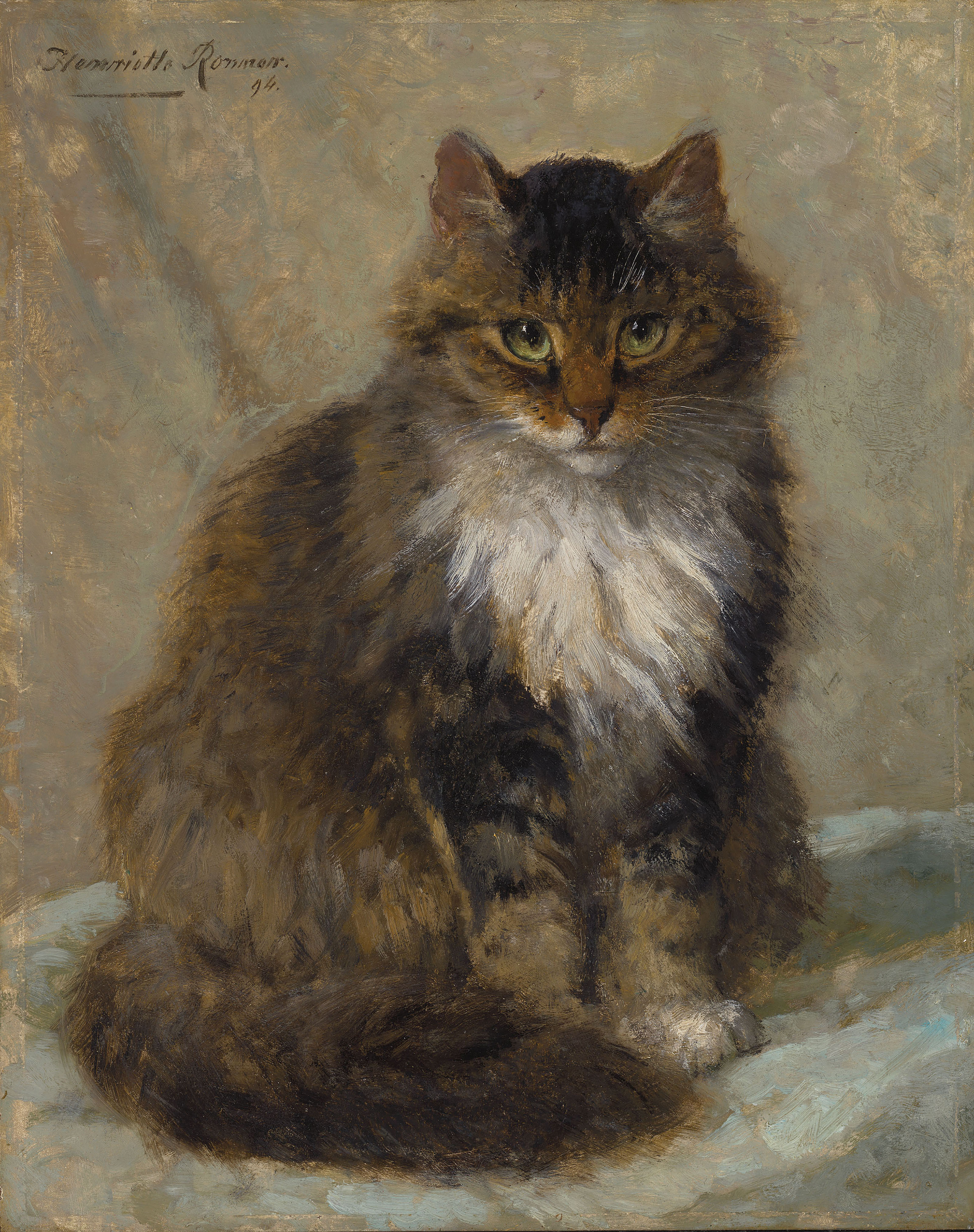 Henriette RonnerKnip (Dutch, 18211909) , The Maine Coon