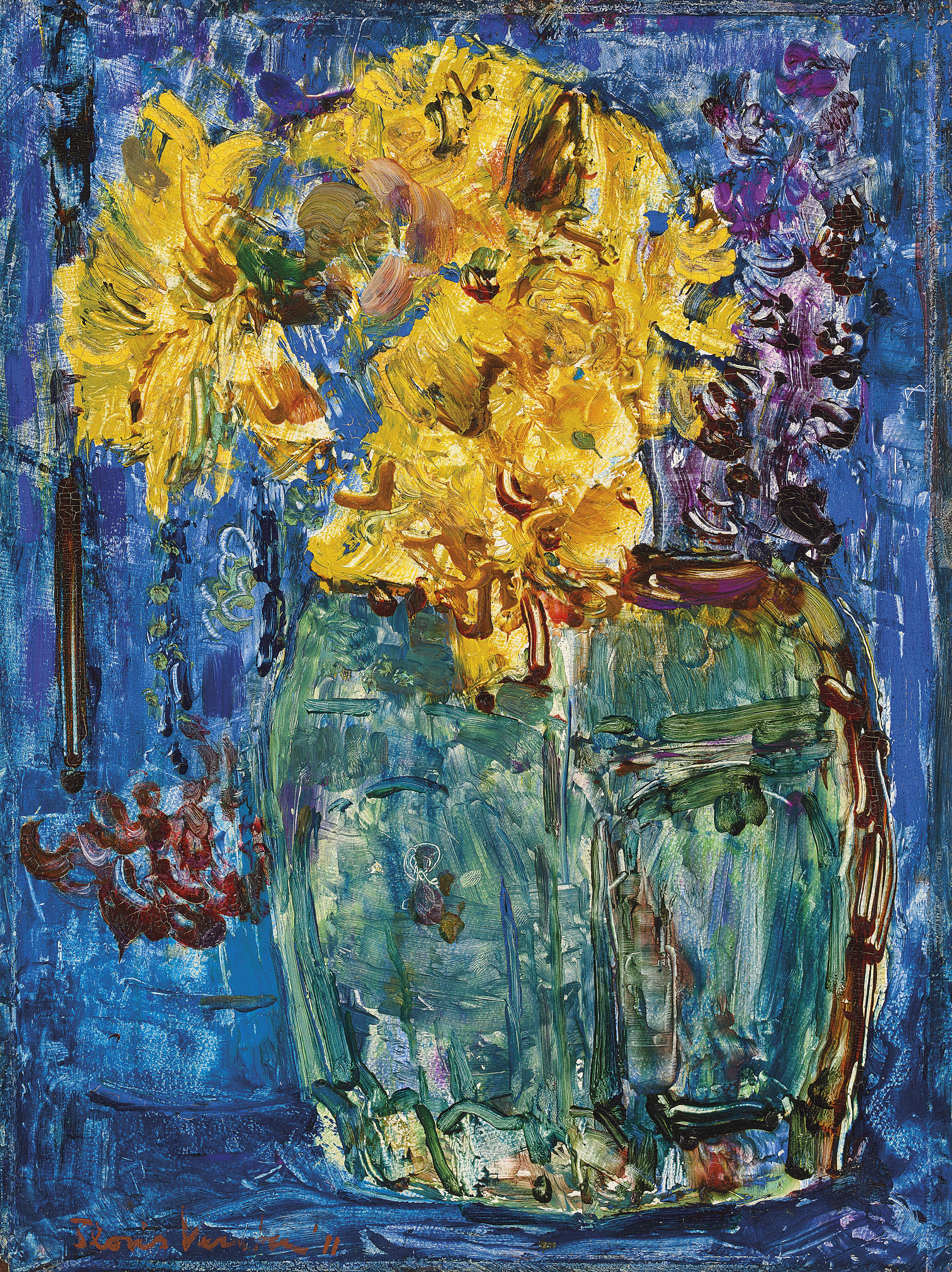 Floris Hendrik Verster Dutch 1861 1927 Daffodils In A Ginger