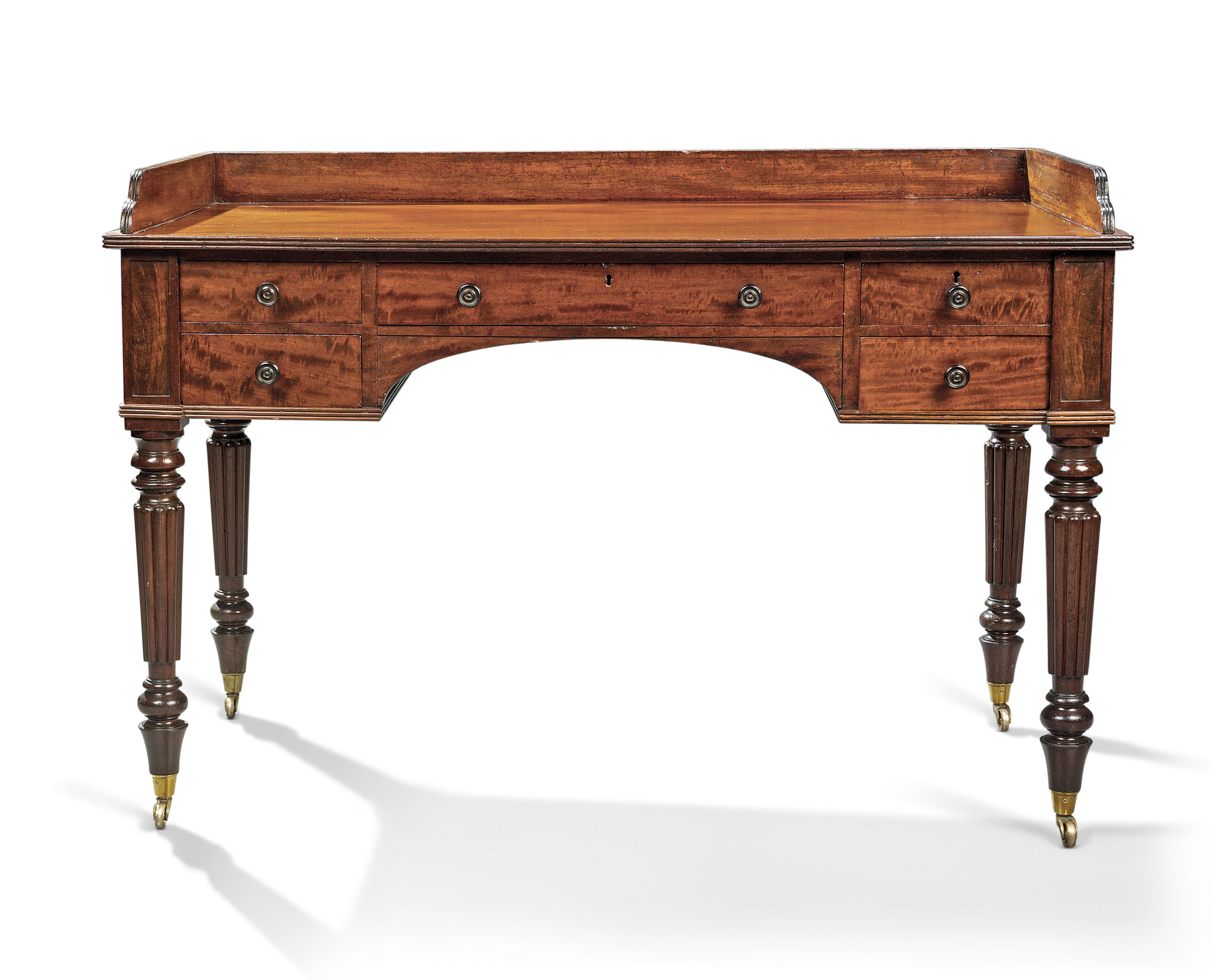 Dressing table with mirror image