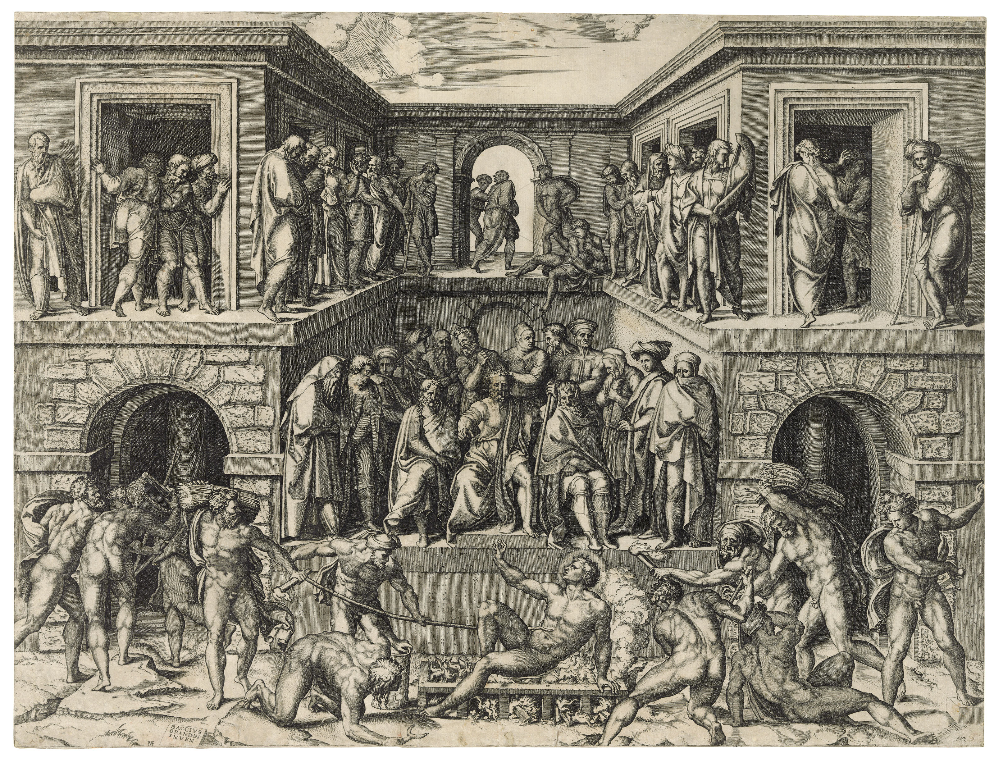 MARCANTONIO RAIMONDI (14801534) AFTER BACCIO BANDINELLI (14881560)