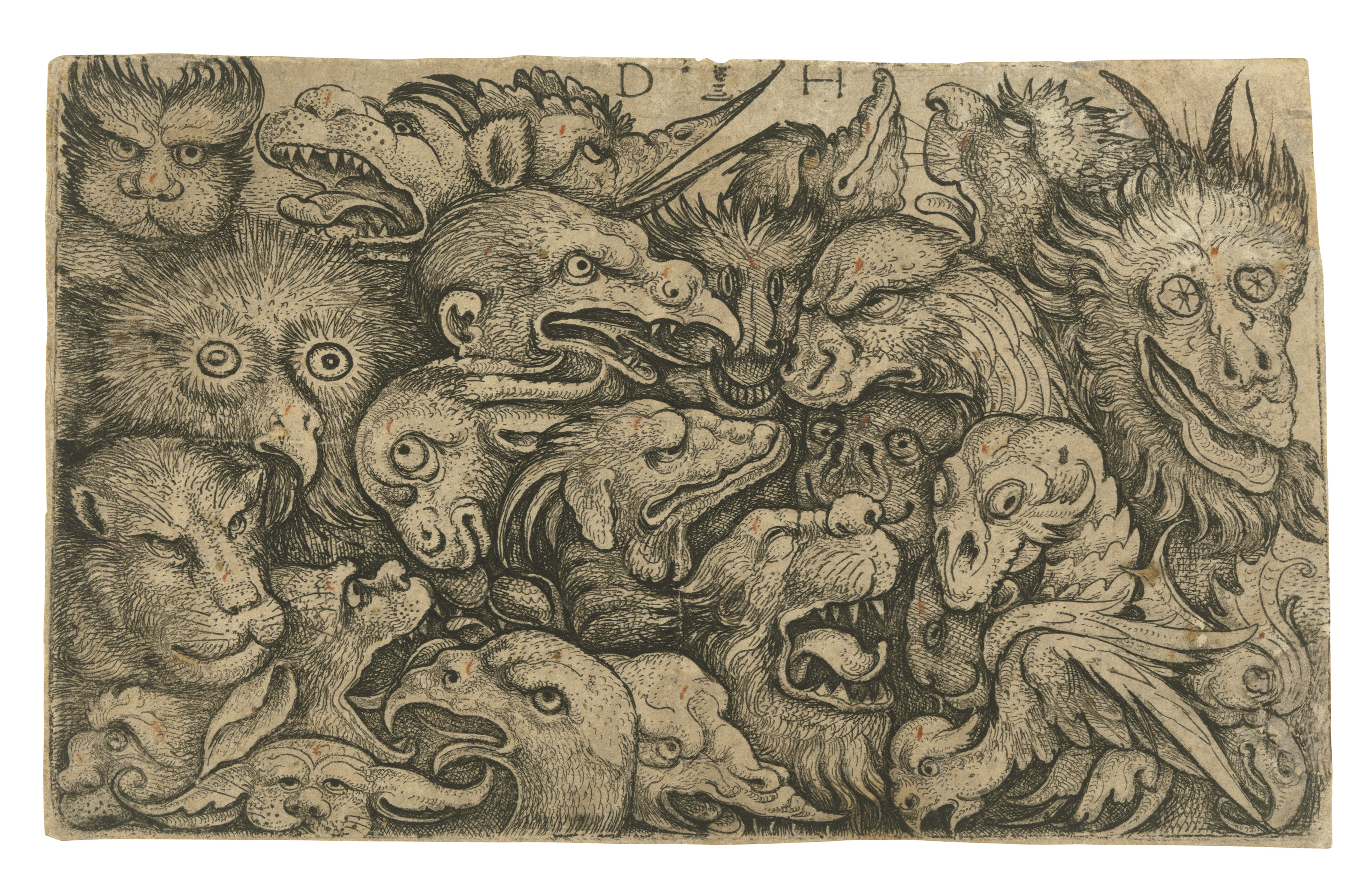 DANIEL HOPFER (1470-1536), Heads of grotesque Animals | Christie's