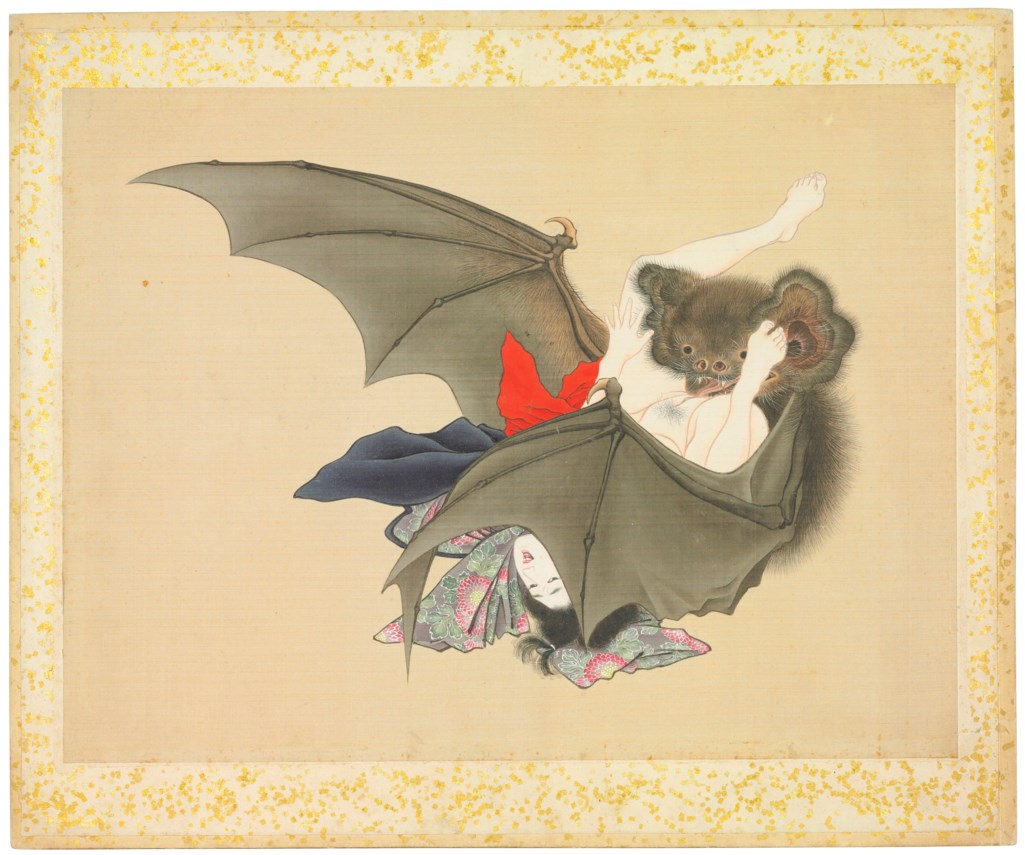 ANONYMOUS, STYLE OF KOBAYASHI EITAKU (1843-1890), A painted shunga ...