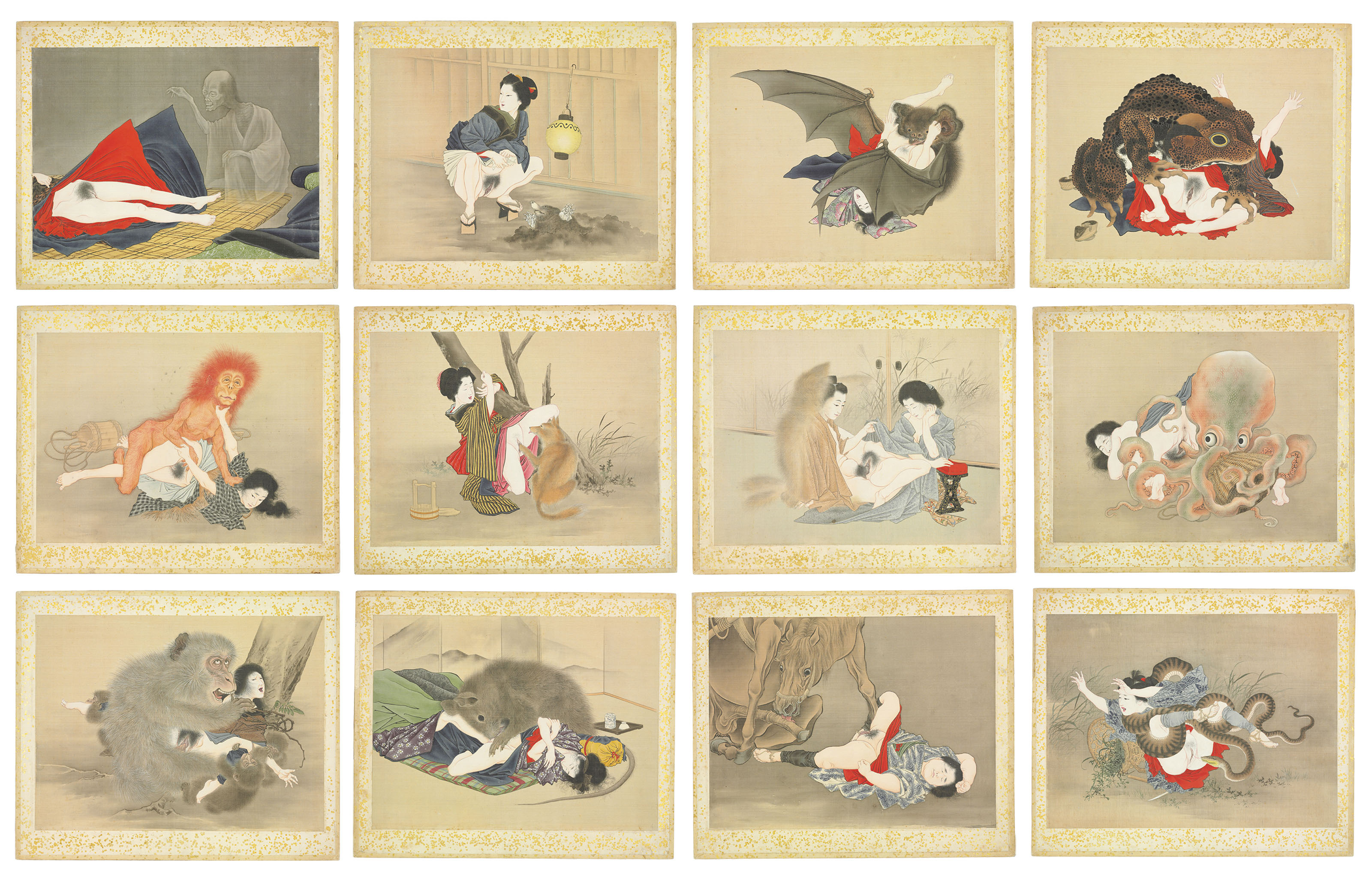 UTAGAWA YOSHITSUYA (1822-1866), Two warrior prints from the