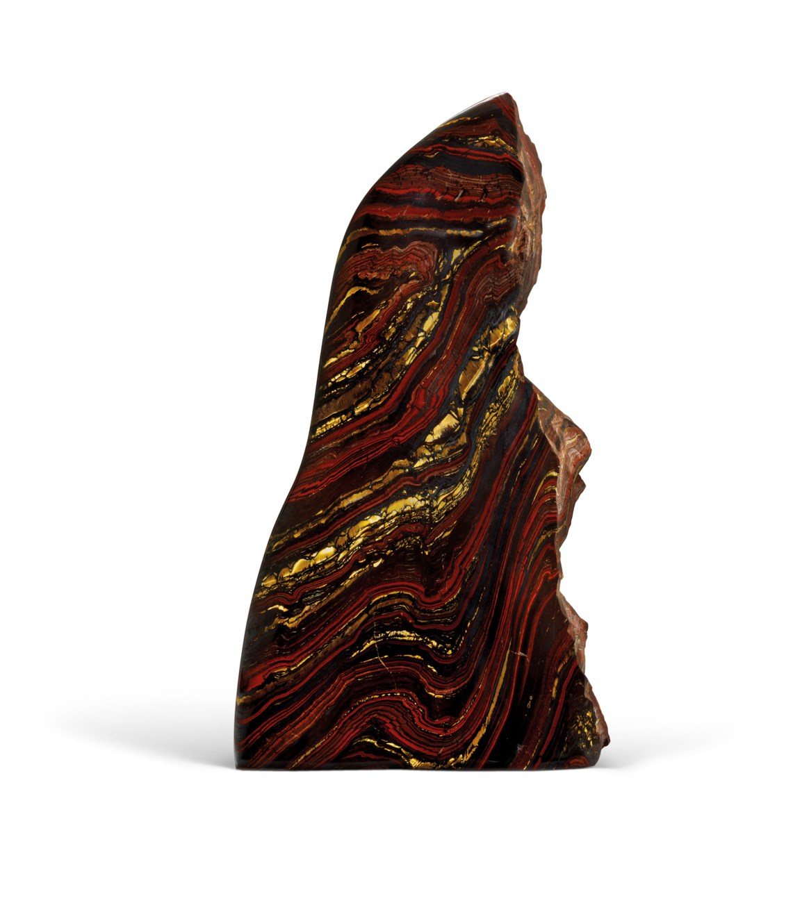 A LARGE FREEFORM OF TIGER IRON