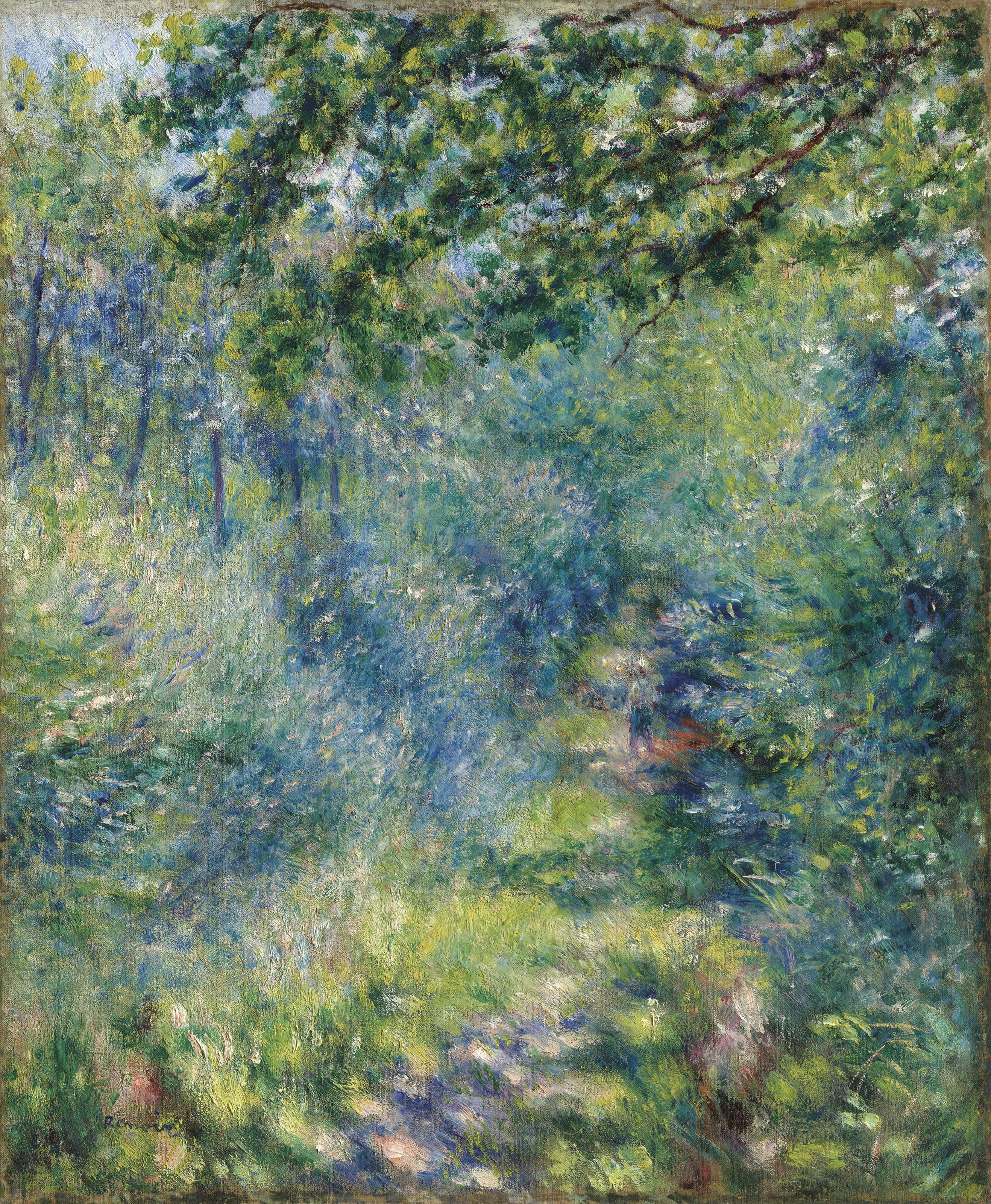 Pierre Auguste Renoir 1841 1919 Sentier Dans Le Bois 19th