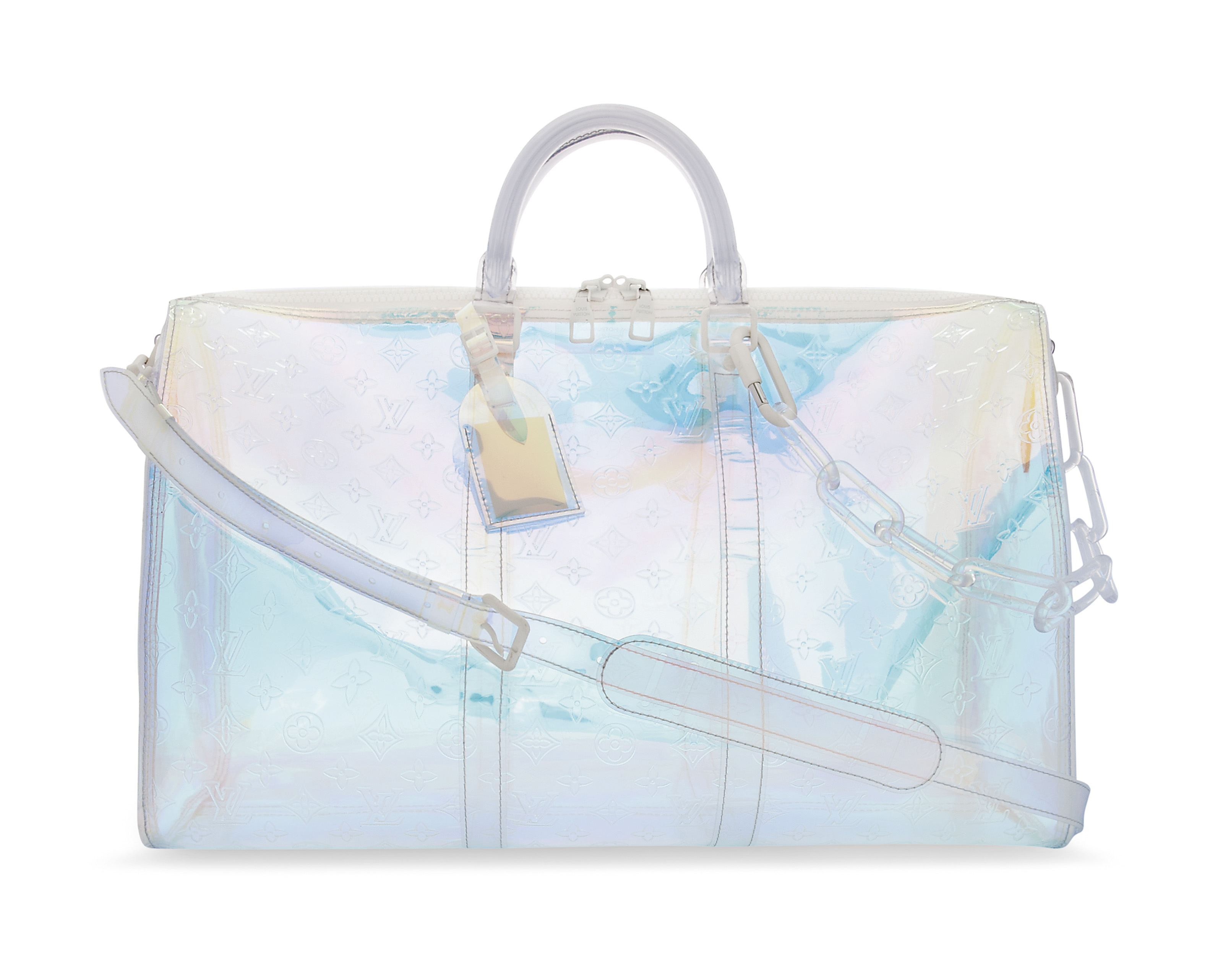 A LIMITED EDITION PRISM KEEPALL 50 BY VIRGIL ABLOH , LOUIS VUITTON, 2019 | Christie&#39;s