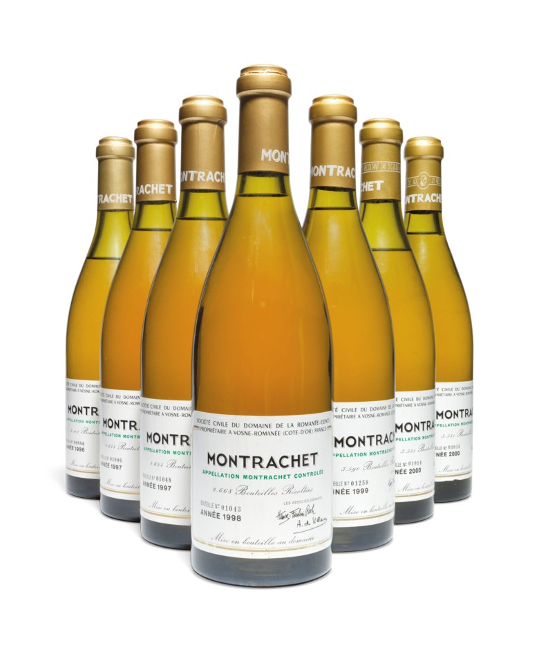 Domaine de la Romanée-Conti, Montrachet 2000, 2 bottles per lot. Estimate £7,500-9,000. Offered in Fine and Rare Wines Including Rare Burgundy to Benefit Maison Jacques Copeau on 20 March 2019 at Christie’s in London
