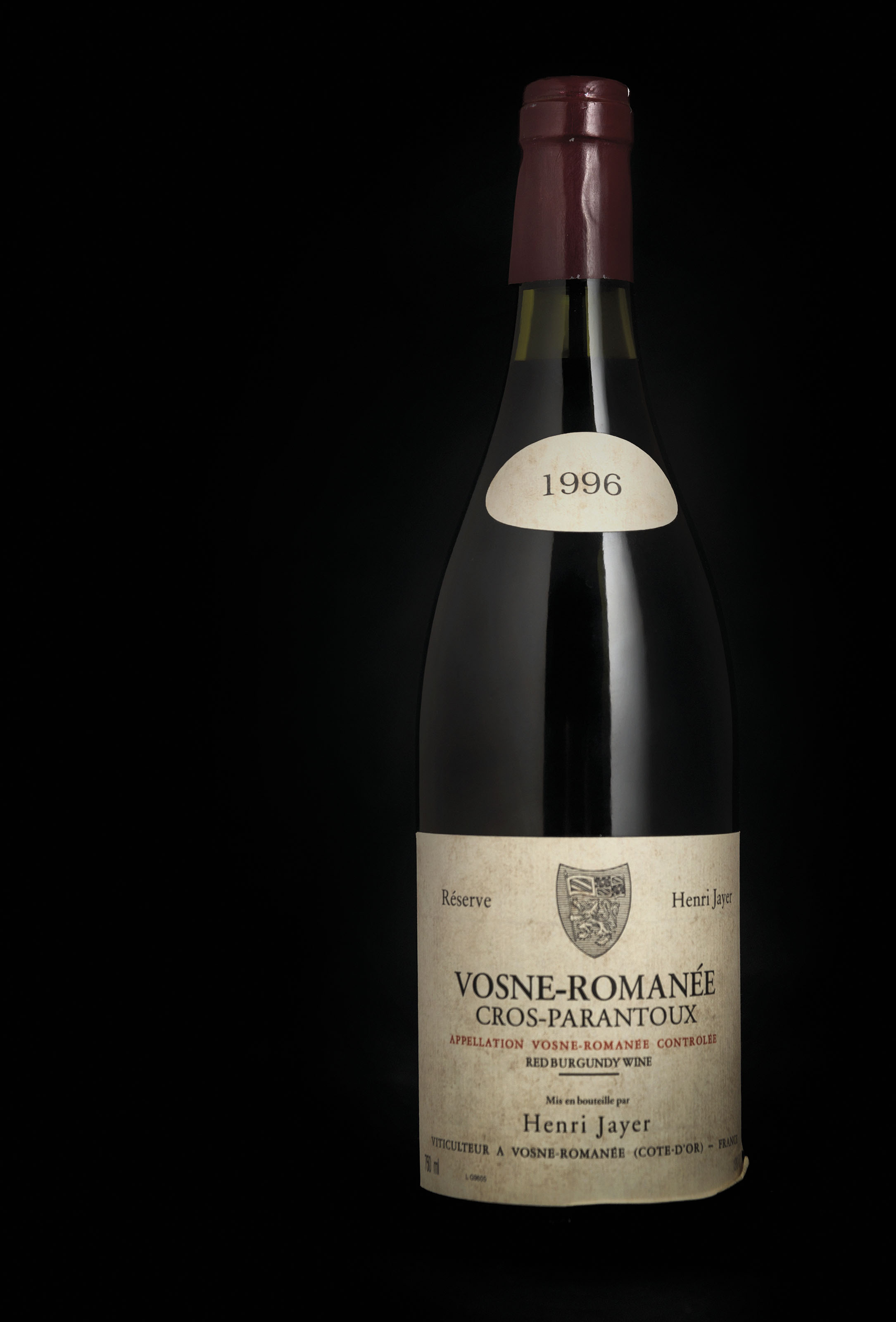 Henri Jayer, Vosne-Romanée Cros Parantoux 1996 - auctions & price