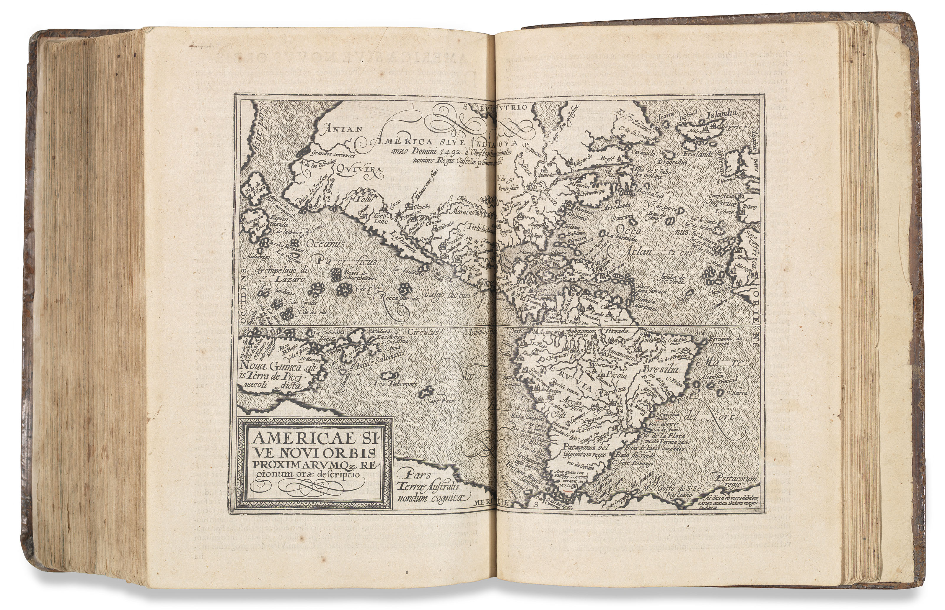 Johannes Metellus (c. 1517-1597). Speculum orbis terrae. Oberursel: Sutor, 1602. 261 copper-engraved maps on double-page sheets. Sold for &pound;299,250 on 5 June 2019 at Christie&rsquo;s in London
