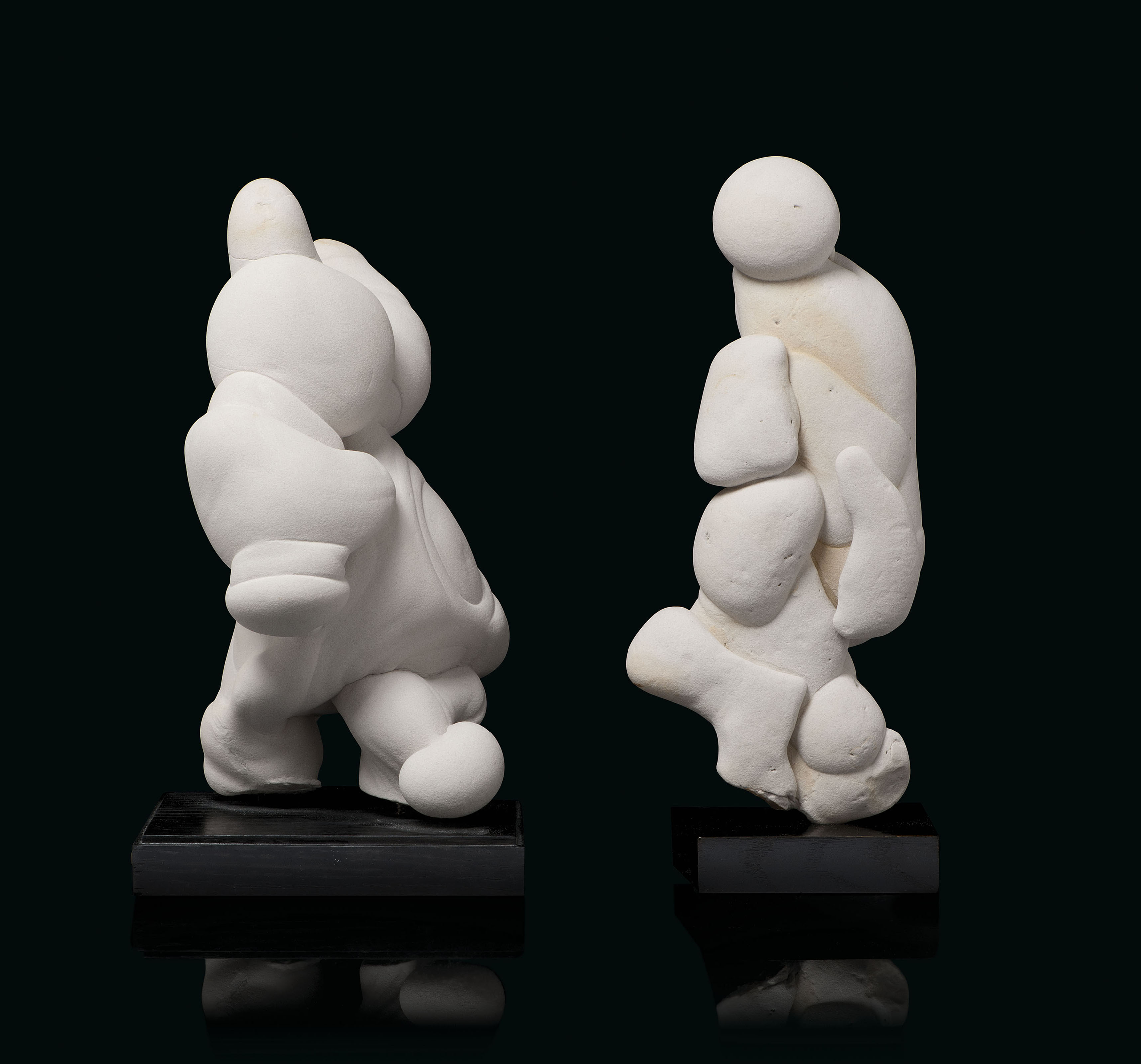 A pair of gogottes, Fontainebleau, France. 16&frac34; in (42.5cm) high. Sold for &pound;20,000 on 7 November 2019 at Christie's Online