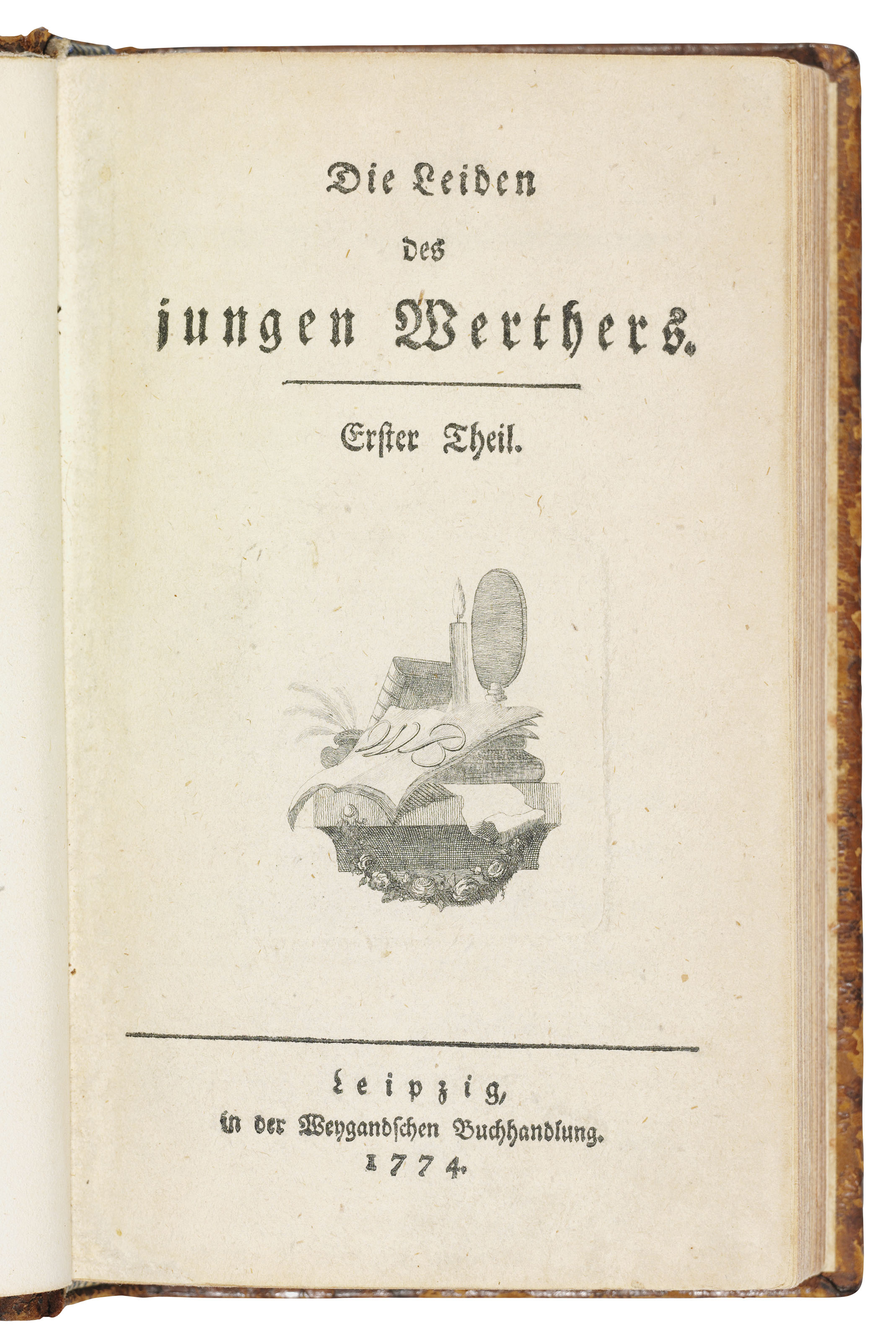 Goethe Johann Wolfgang Von 1749 1832 Die Leiden Des Jungen Werthers Leipzig Weygand 1774 18th Century Books Manuscripts Christie S