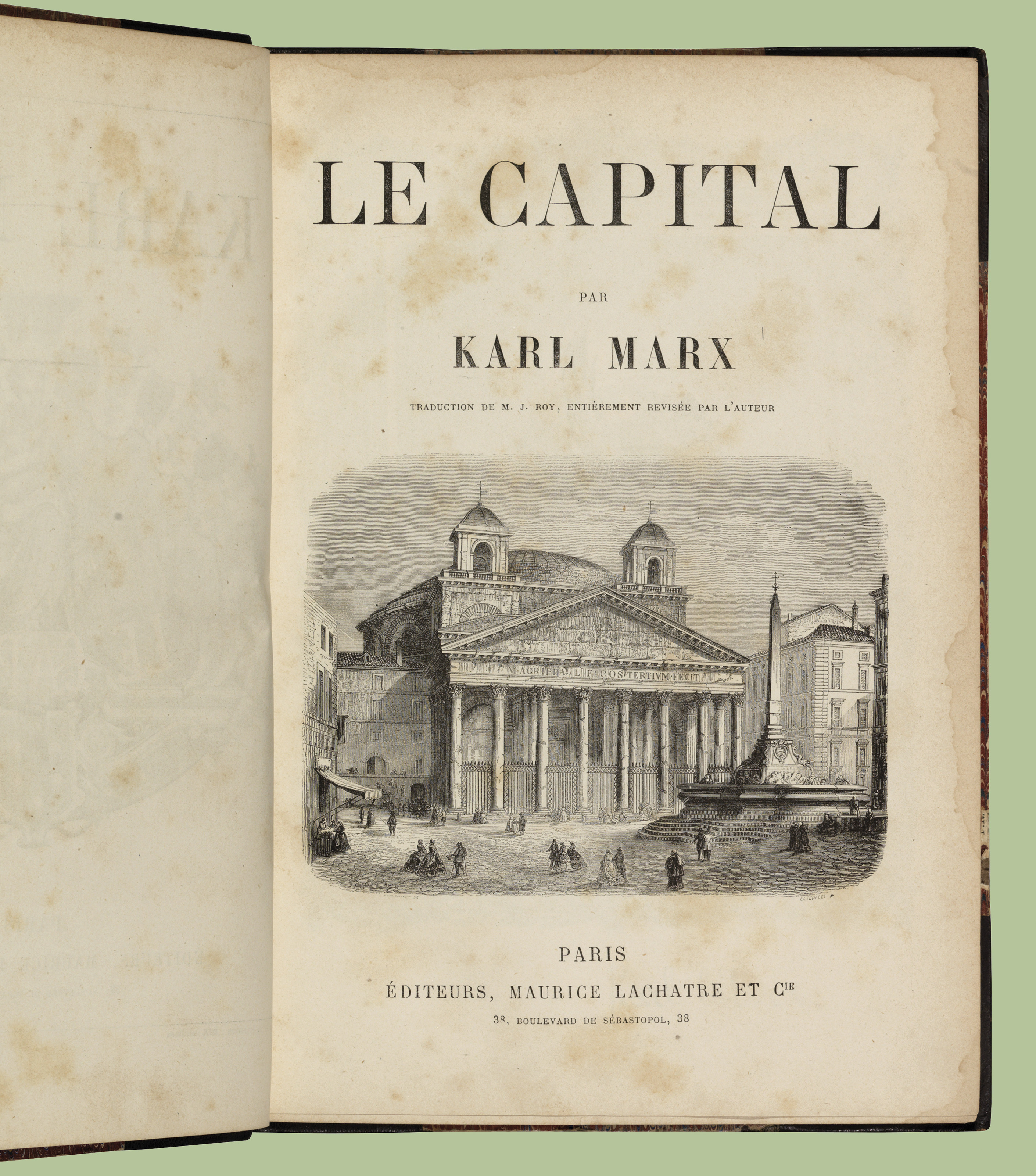 [ECONOMICS]. MARX, Karl (1818-83). Le Capital [translated by J. Roy