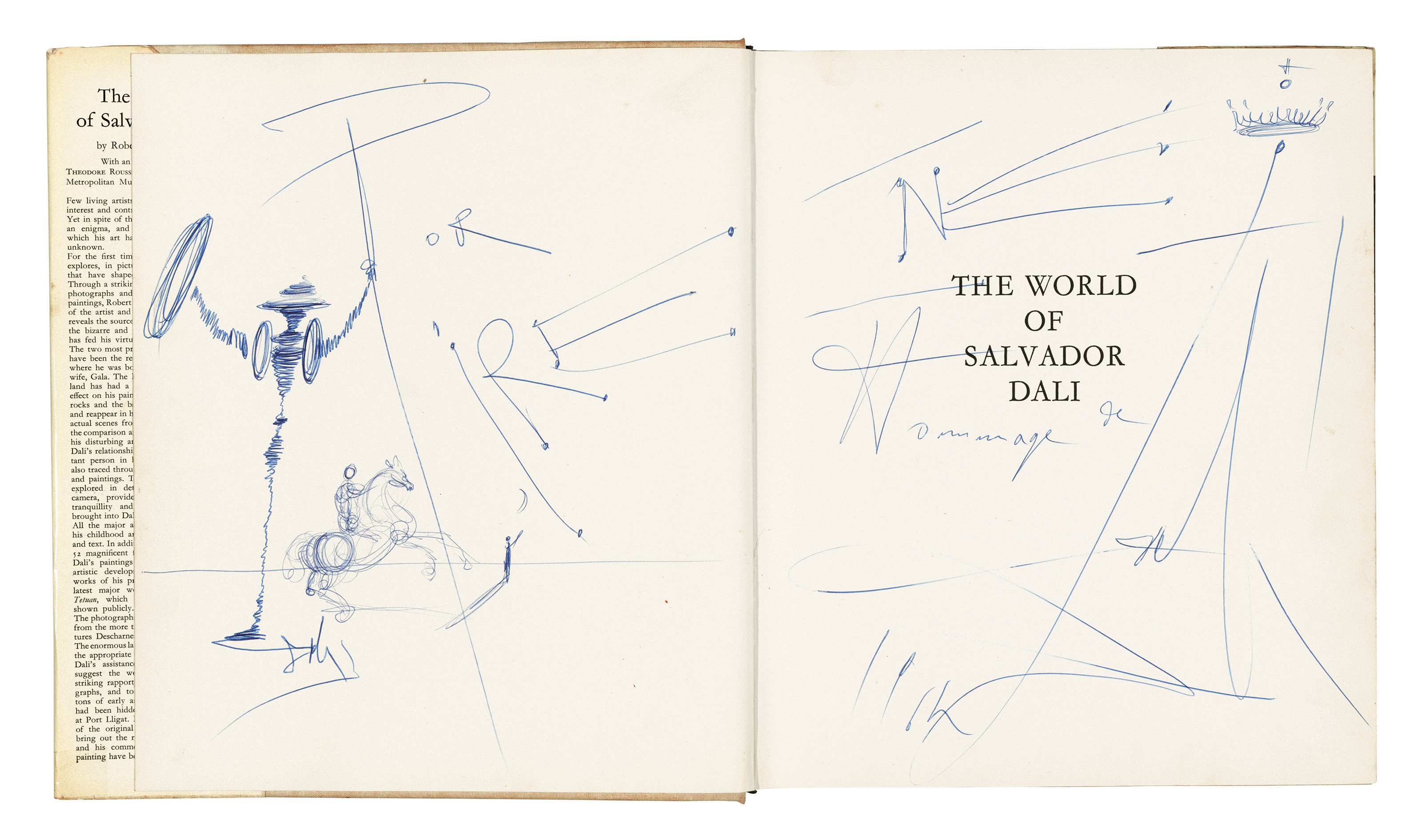 Dali Salvador 1904 1989 Descharnes Robert 1926 2014 The World Of Salvador Dali New York Harper Row 1962 Auctions Price Archive