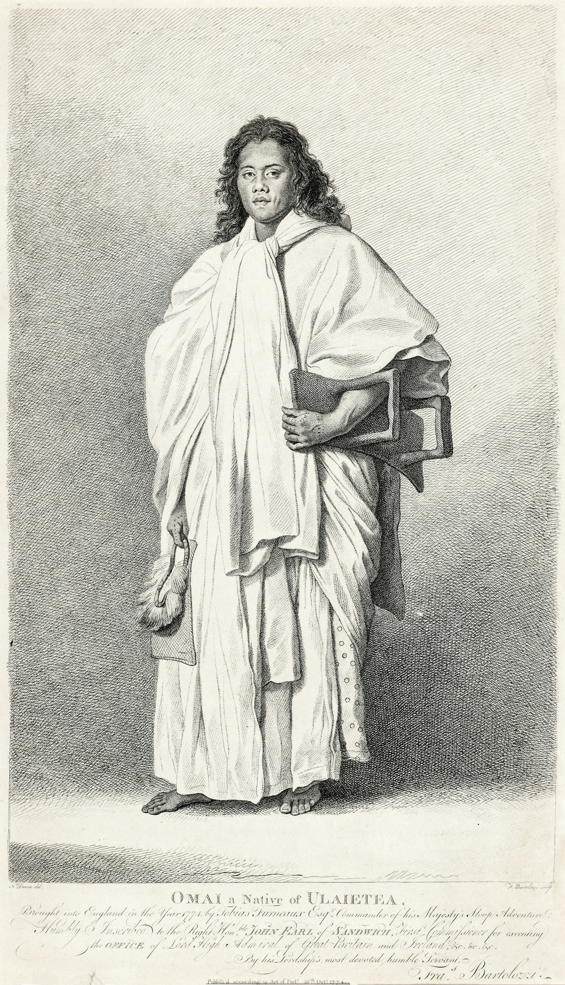 Omai a Native of Ulaietea, by F. Bartolozzi