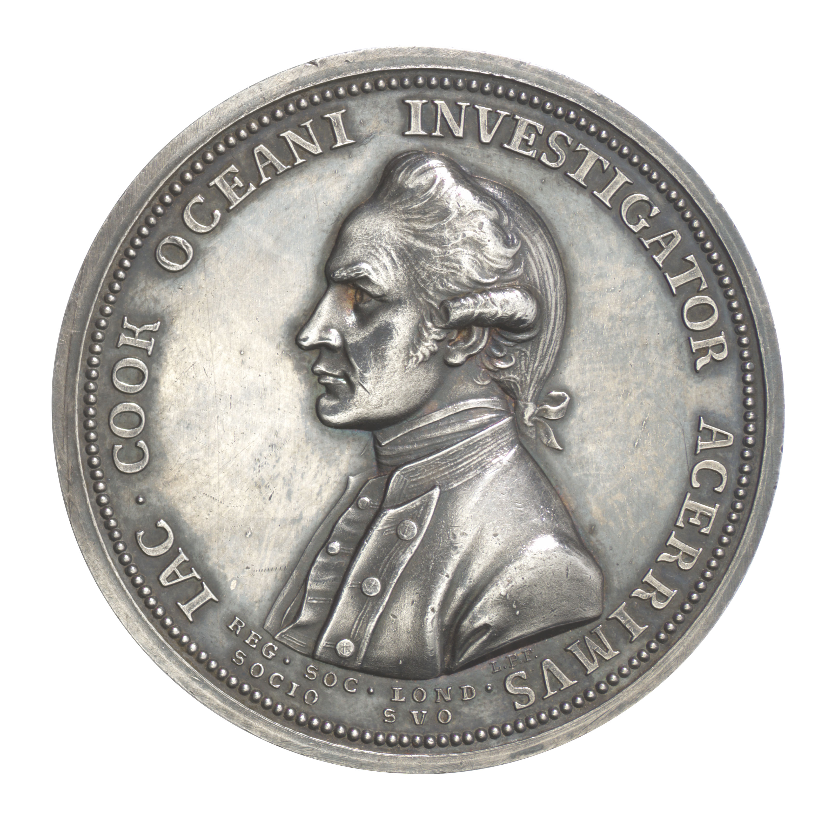 [JAMES COOK, R.N., F.R.S. (17281789)] , Royal Society's Medal in