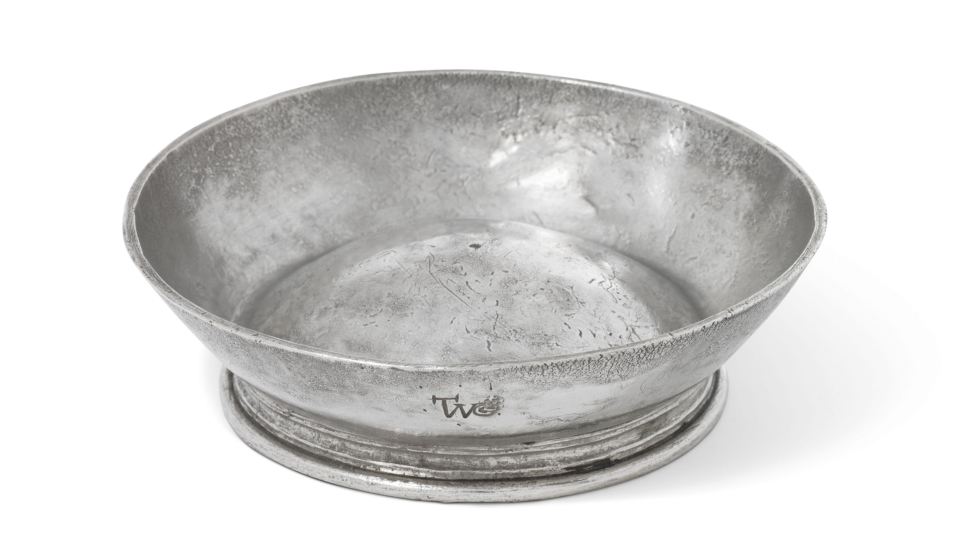 An Elizabeth I silver wine taster,&nbsp;circa 1570-1580. 3⅝  in (9.1  cm)  diameter. Estimate: &pound;15,000-30,000. Offered in The David Little Collection of Early English Silver on 3 December 2019 at Christie&rsquo;s in London
