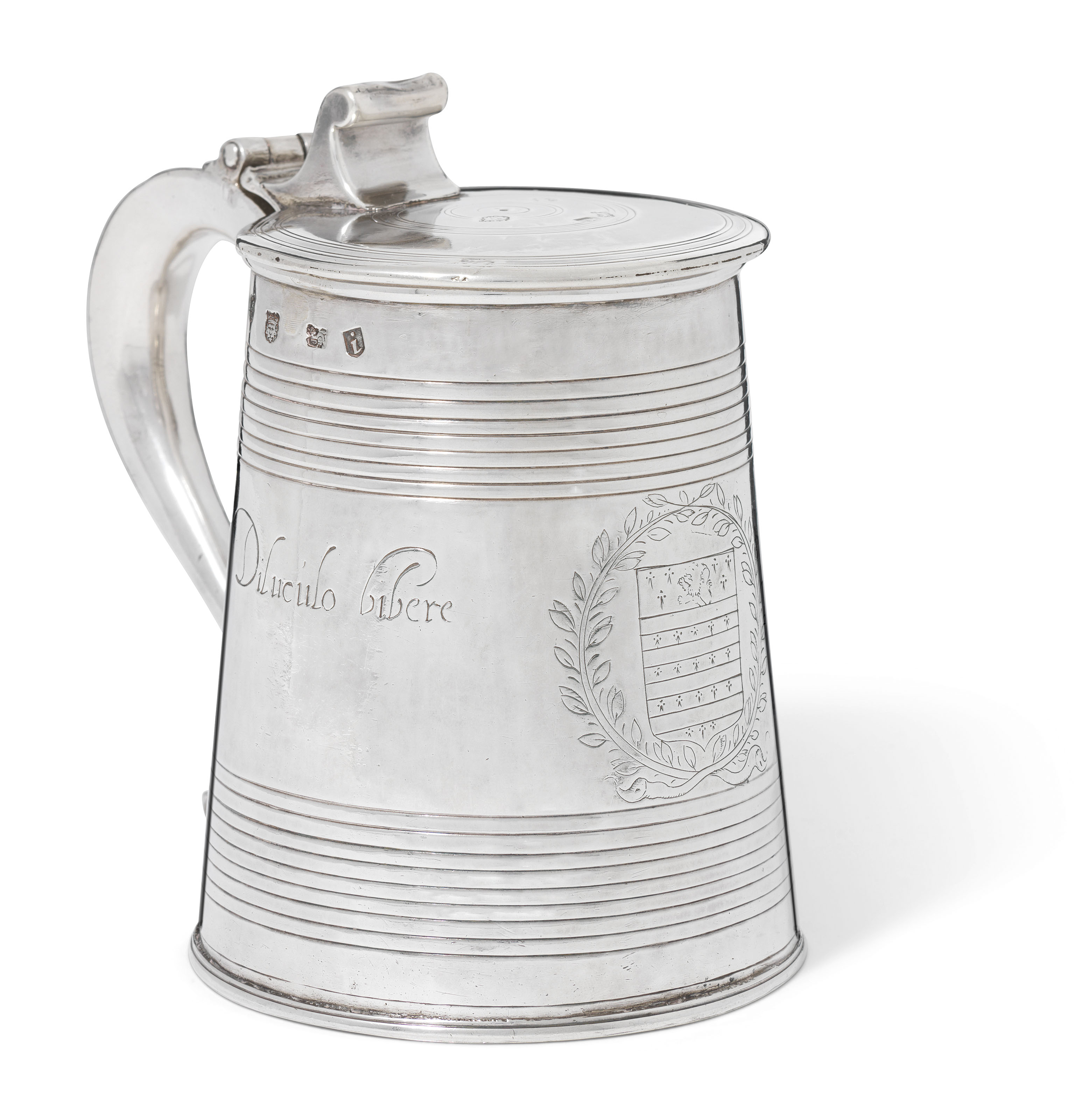 A Charles I Silver Tankard London 1626 Maker S Mark Rb Above A