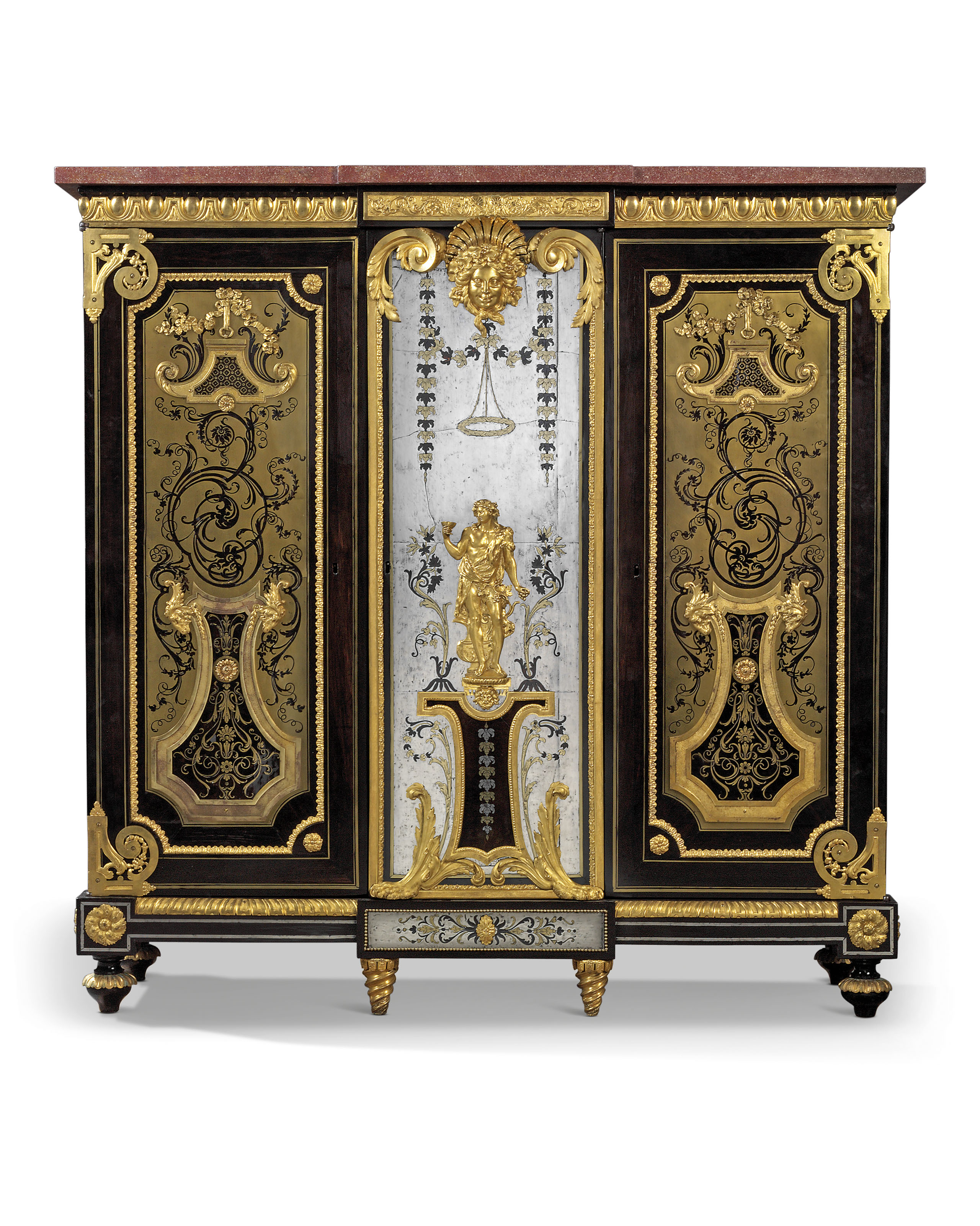 TORTOISESHELL BOULLE MARQUETRY CABINETS