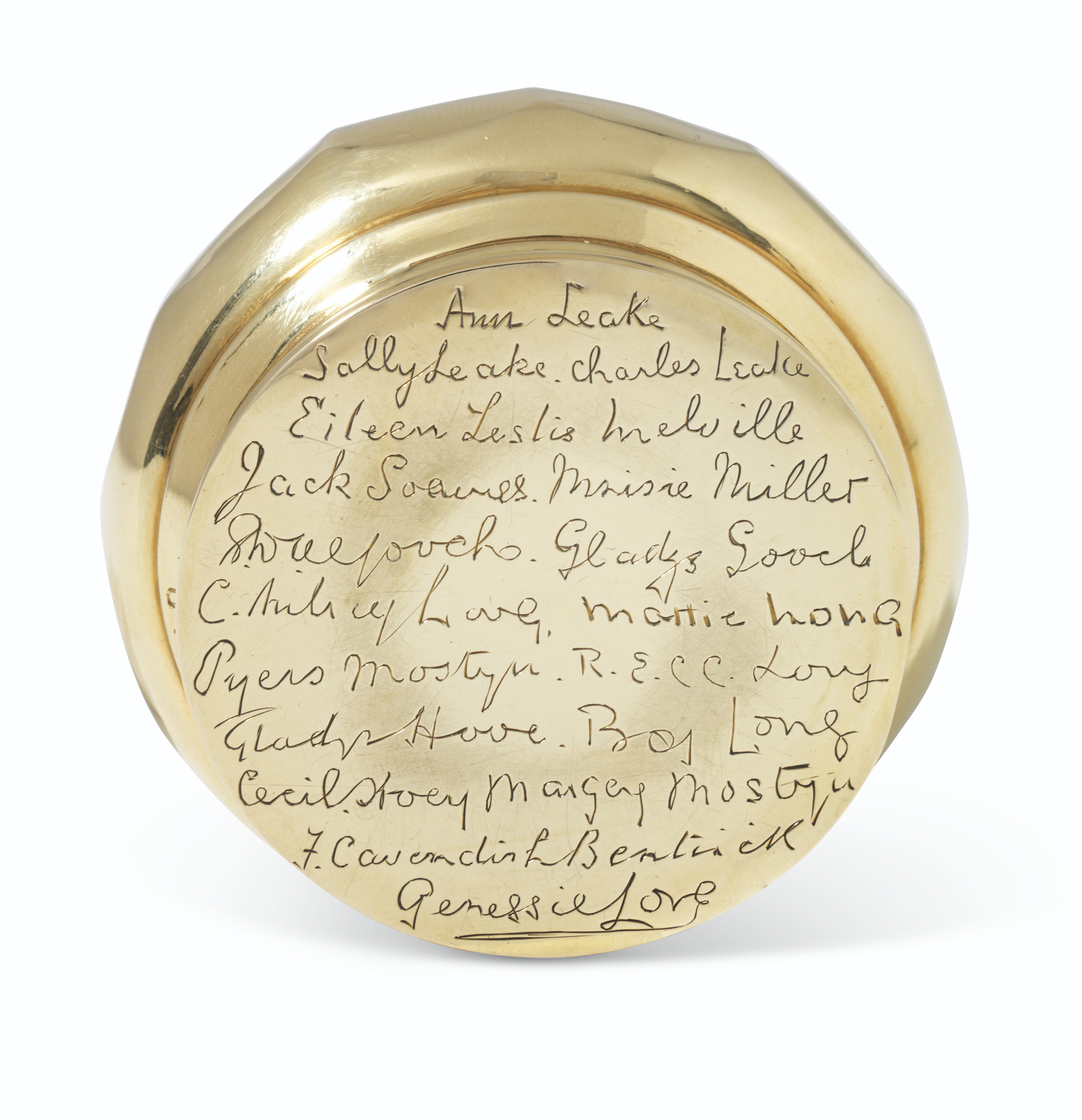 A VICTORIAN 18 CARAT 'KENYAN' GOLD PAPERWEIGHT , MARK OF THOMAS